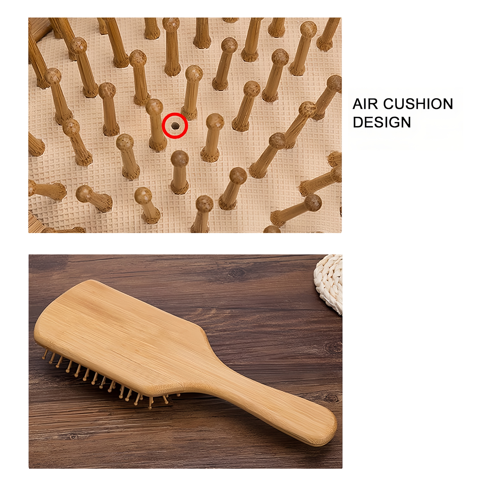 Bamboo Comb Hair Styling Tool - Image 11