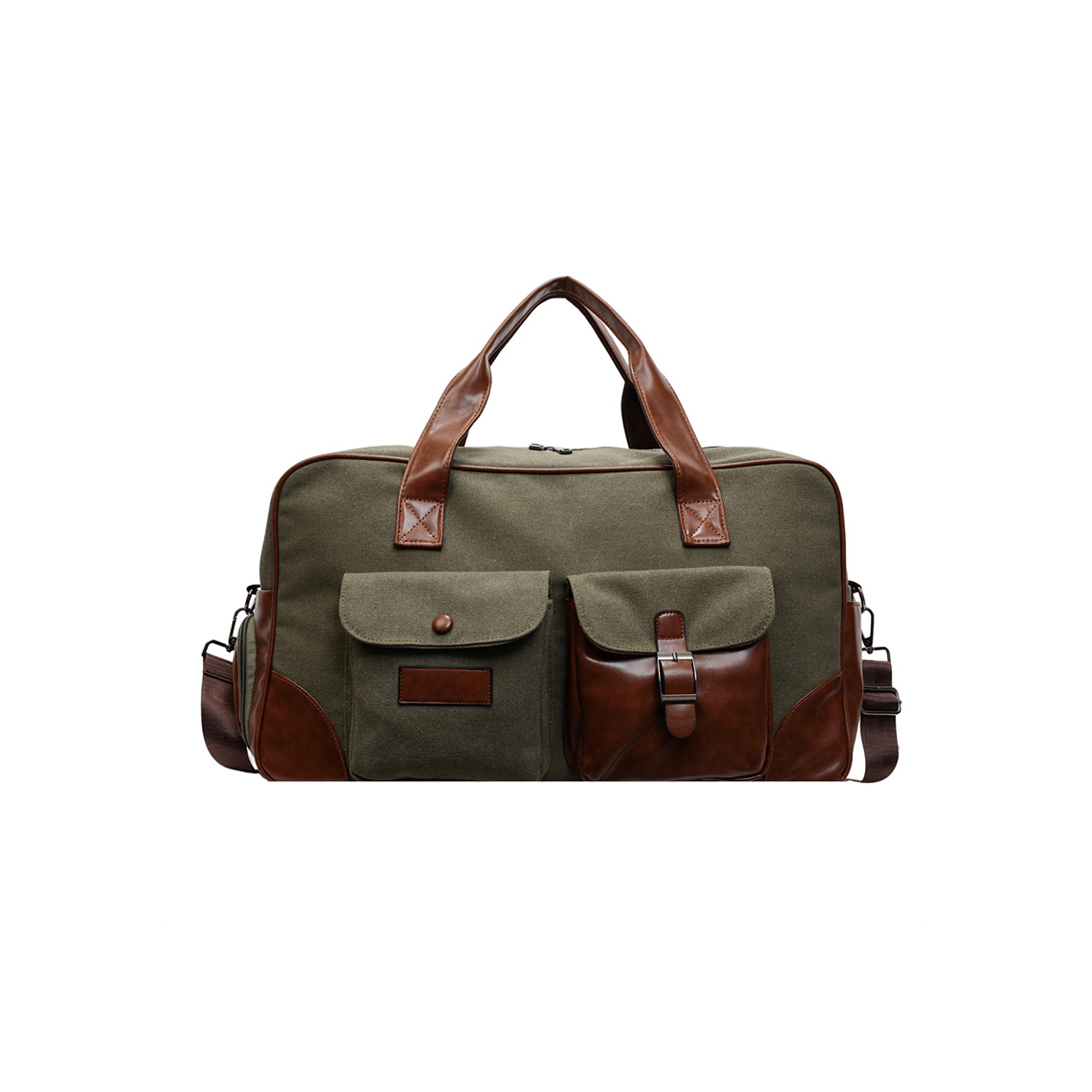 Vintage Canvas Duffle Bag - Image 3