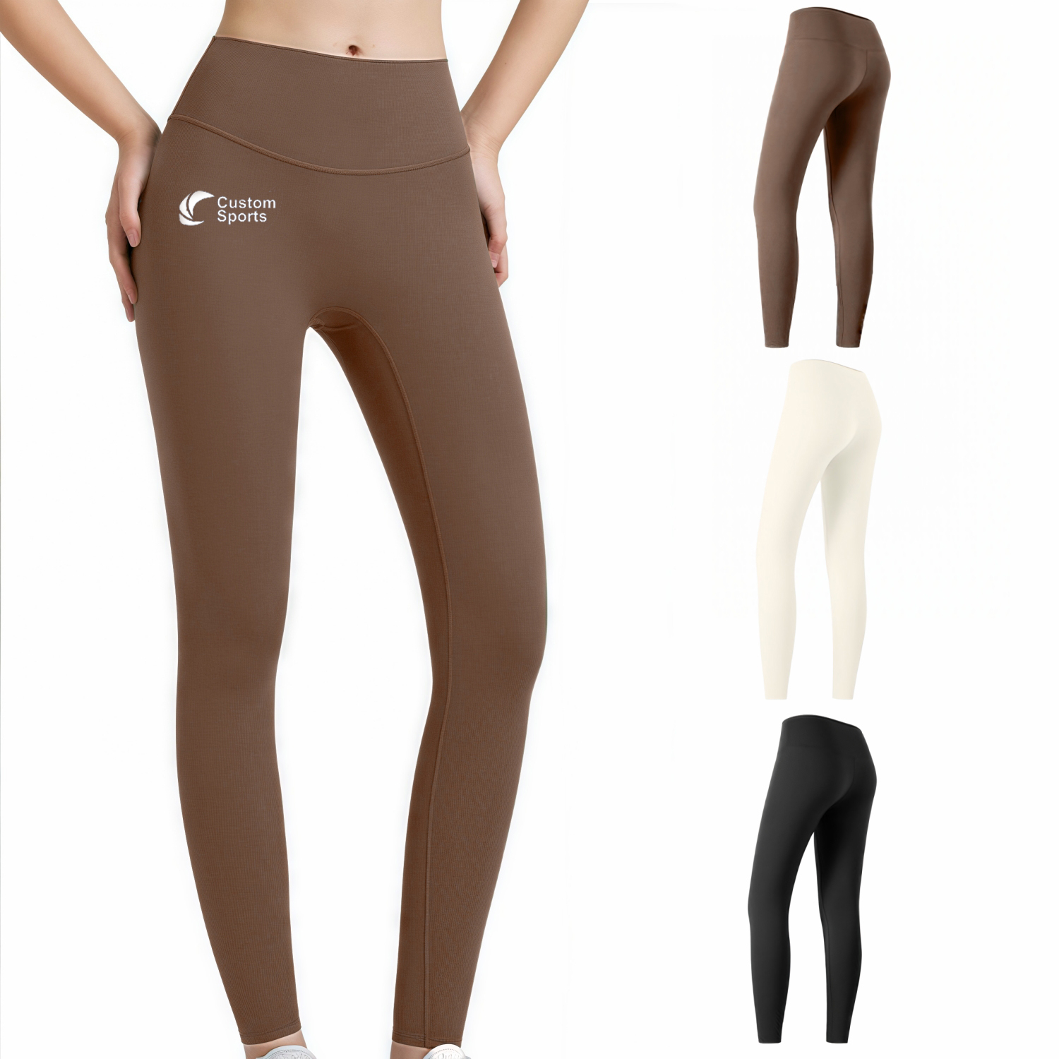 Women's High-Waisted Elastic LYCRA Yoga Long Leggings