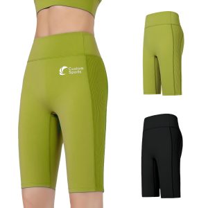 Women's High-Waisted Elastic Yoga 1/2 Leggings