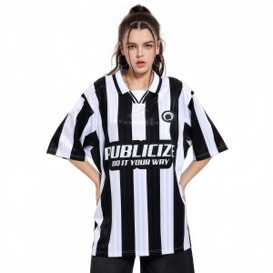 100% Polyester Unisex Sublimation Loose Retro POLO Jersey