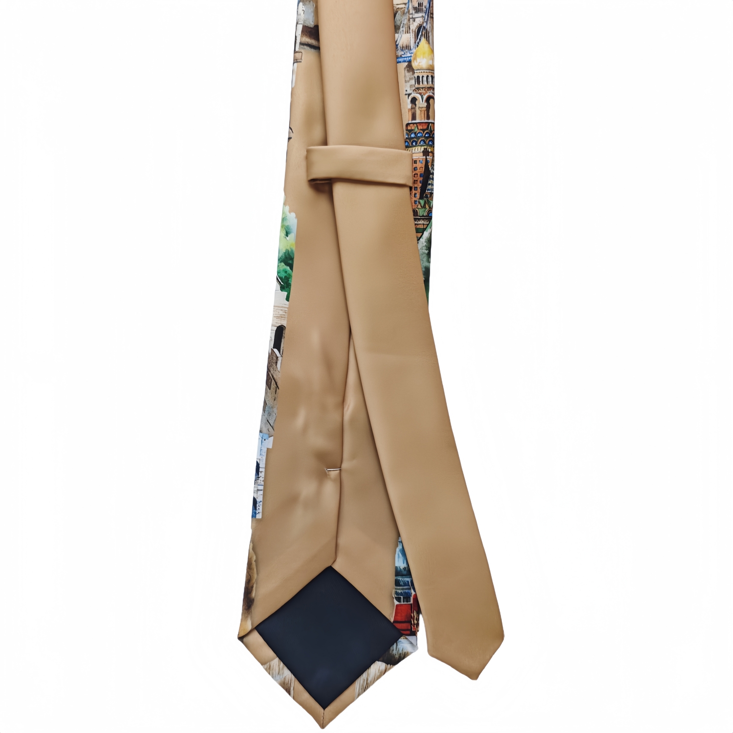 8cm Wide 100% Polyester Printed Tie - Image 3