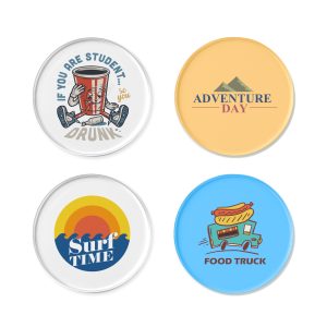 Custom Clear Acrylic Coaster