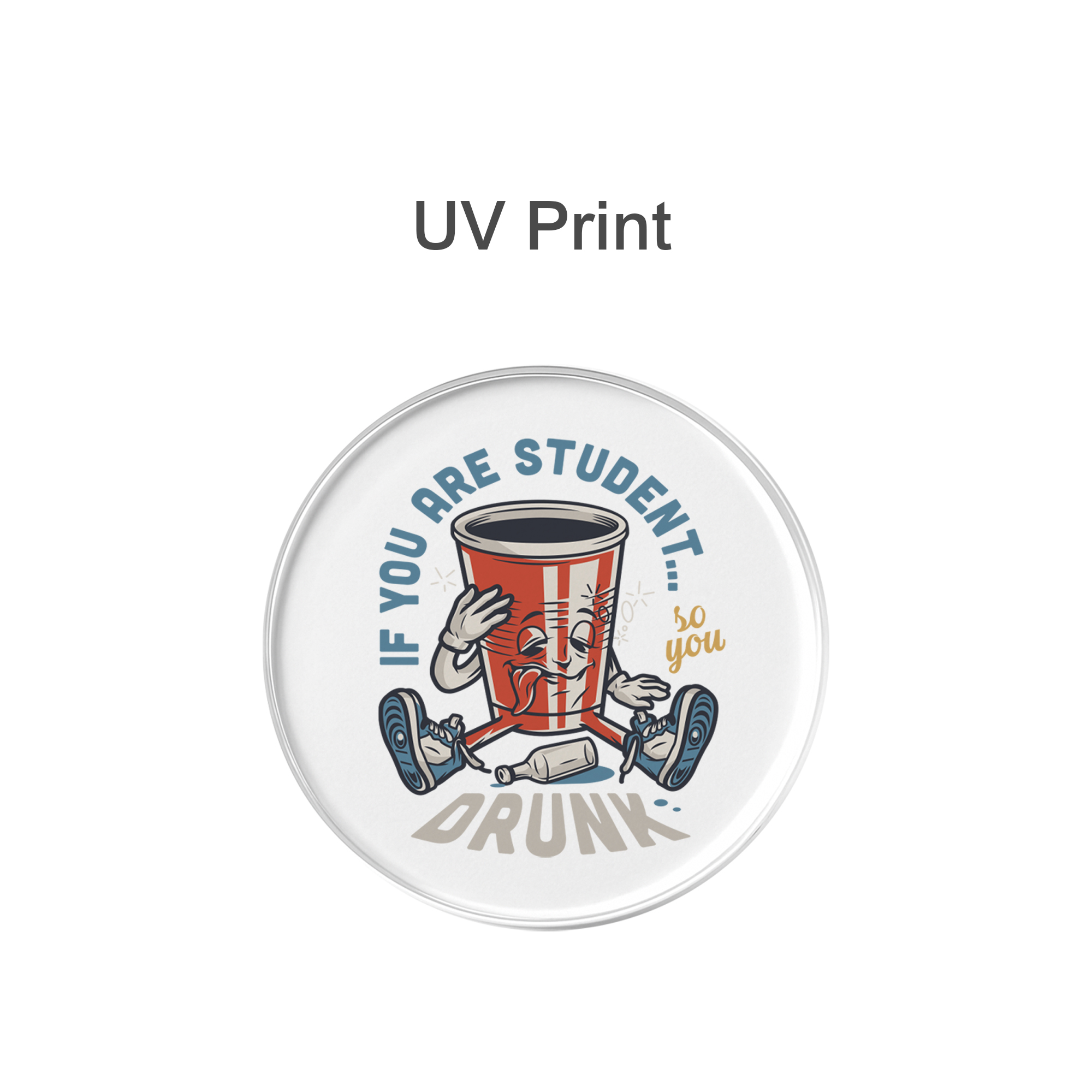 Custom Clear Acrylic Coaster - Image 4