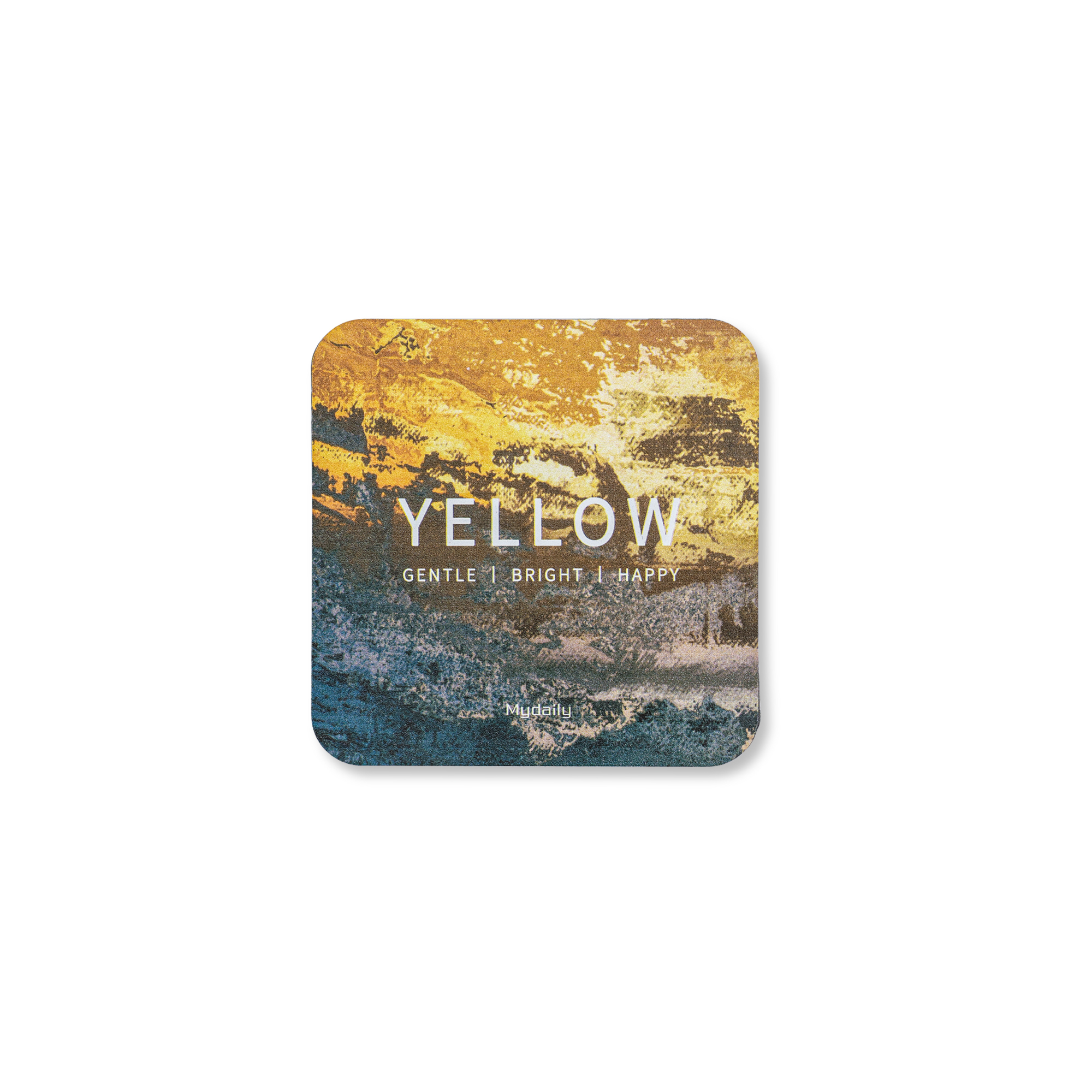 Square Frosted Metal Coaster