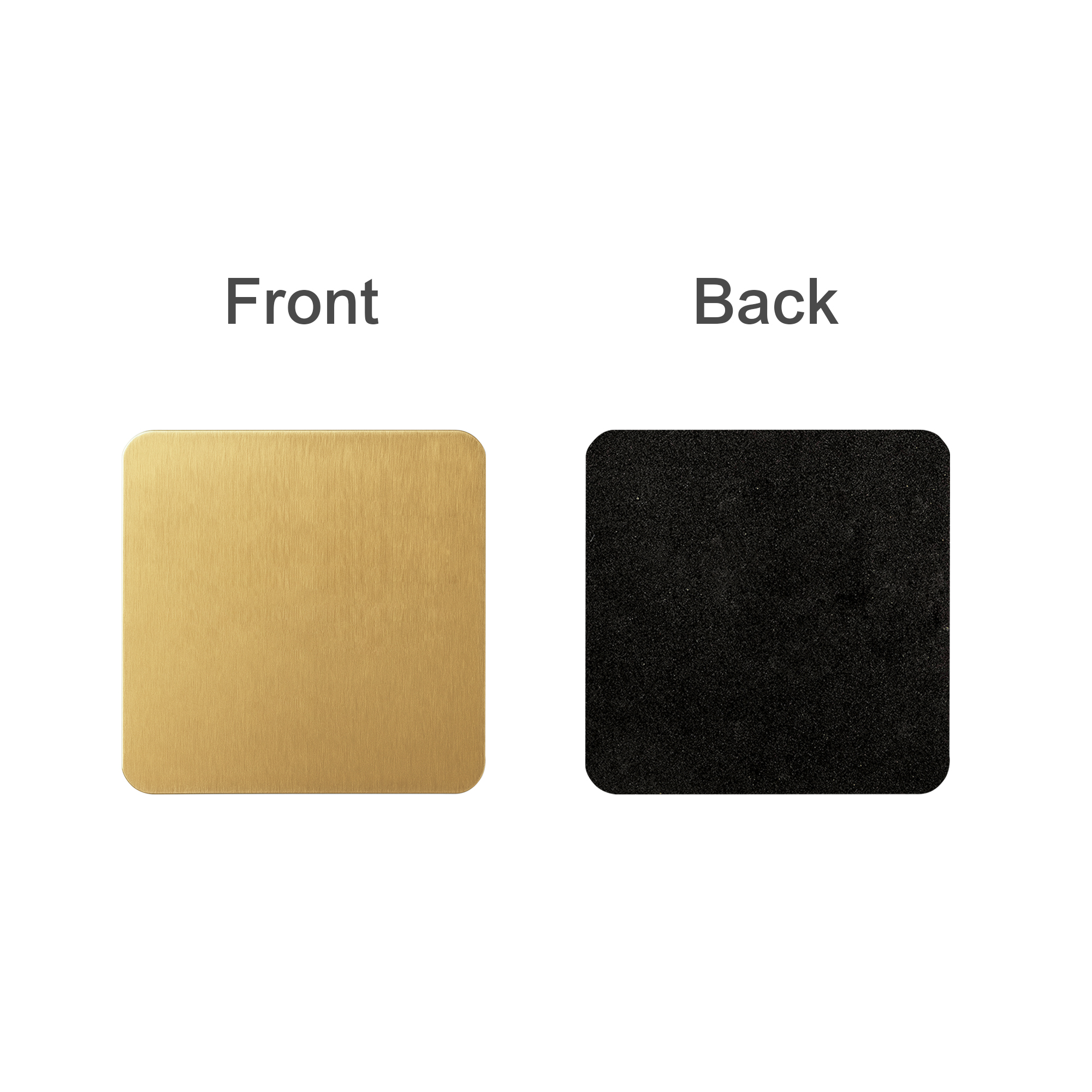 Square Metal Coaster - Image 3