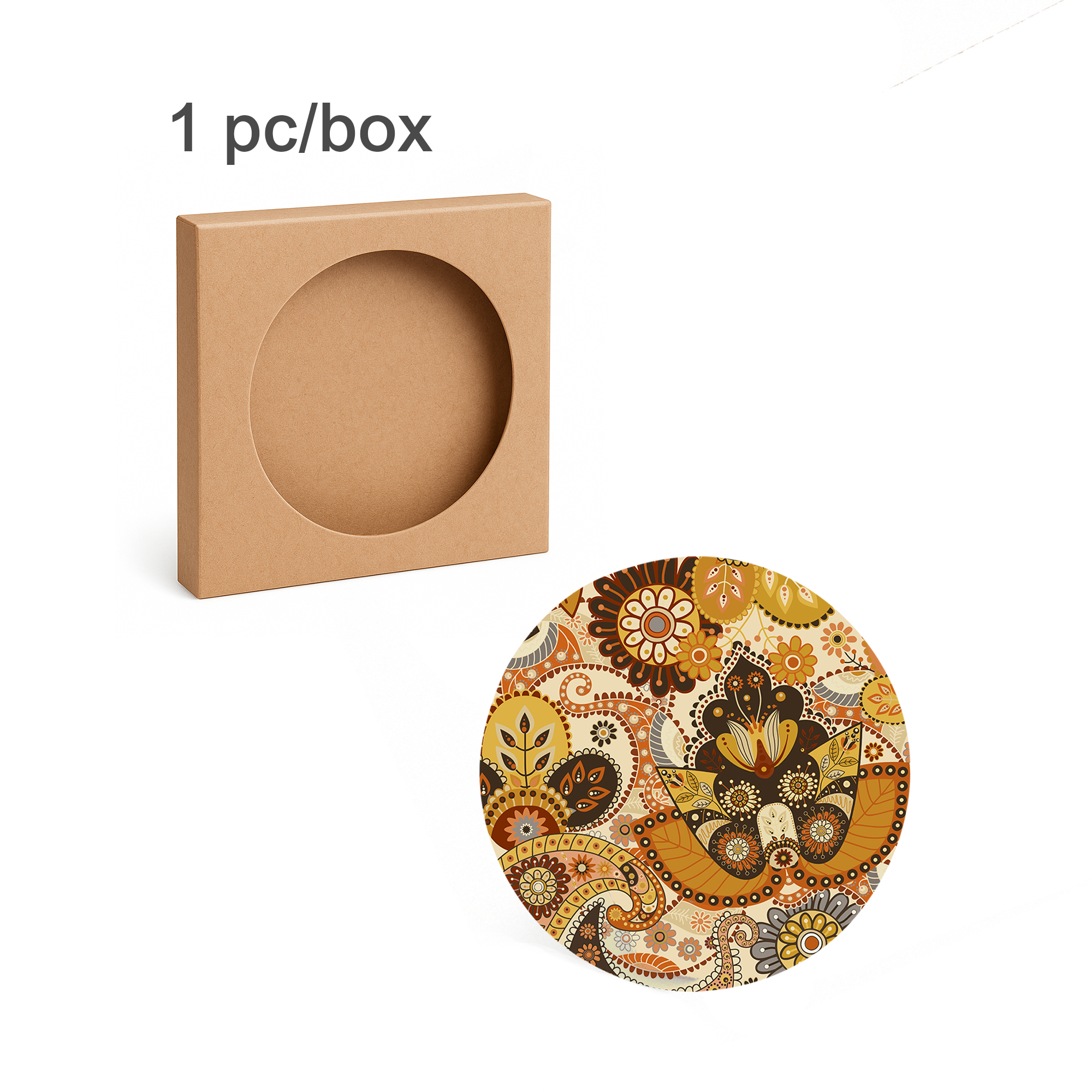 Round Ceramic Coaster - Image 5