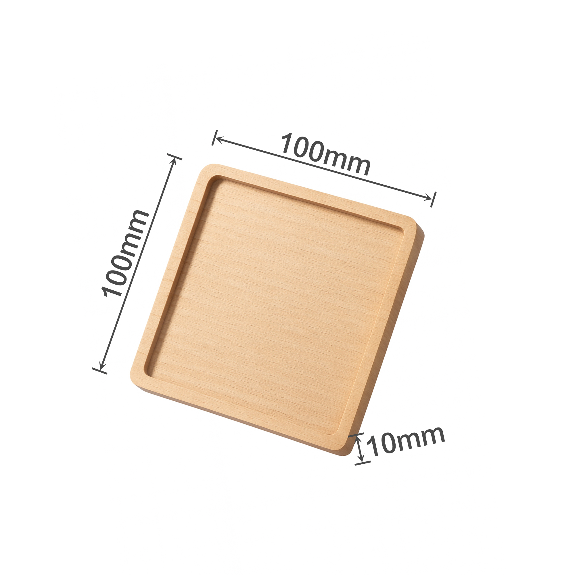 Square Wooden Coaster - Image 4