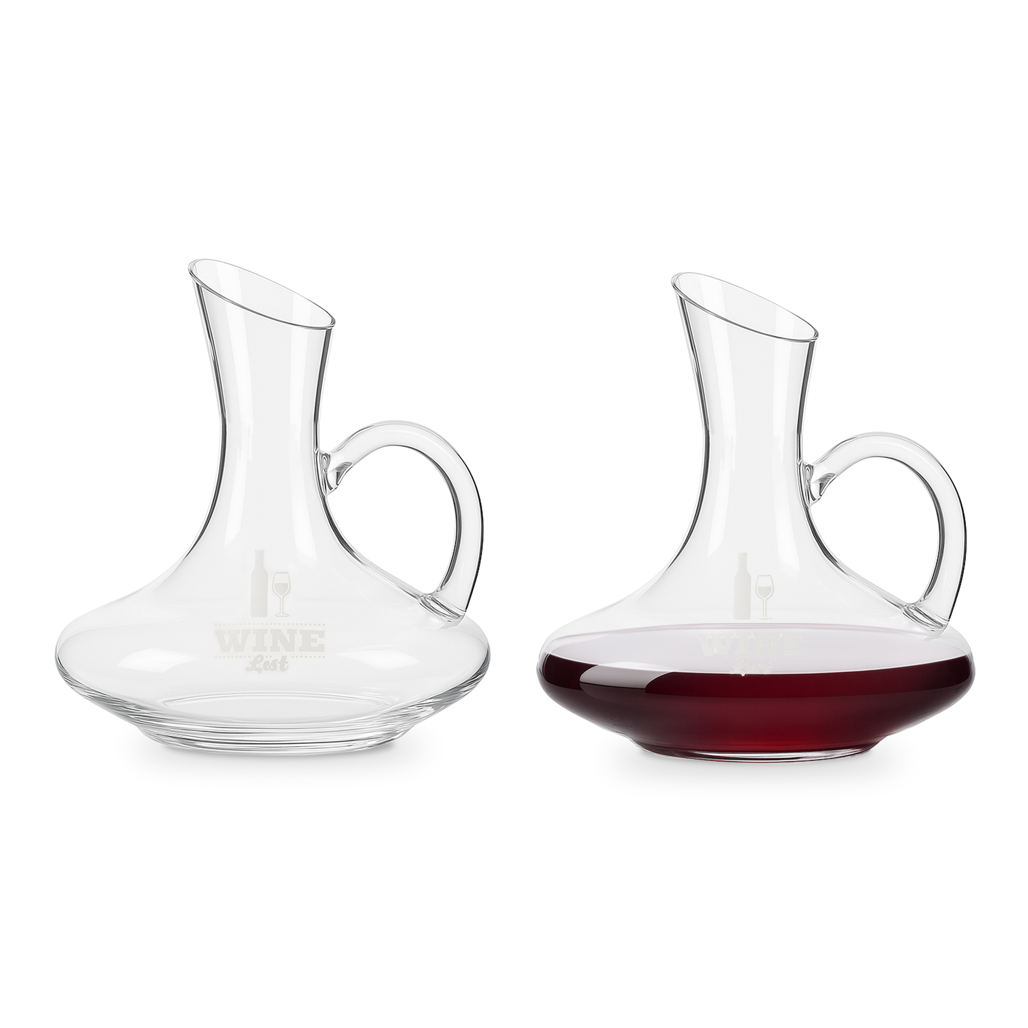 Handled Wine Decanter