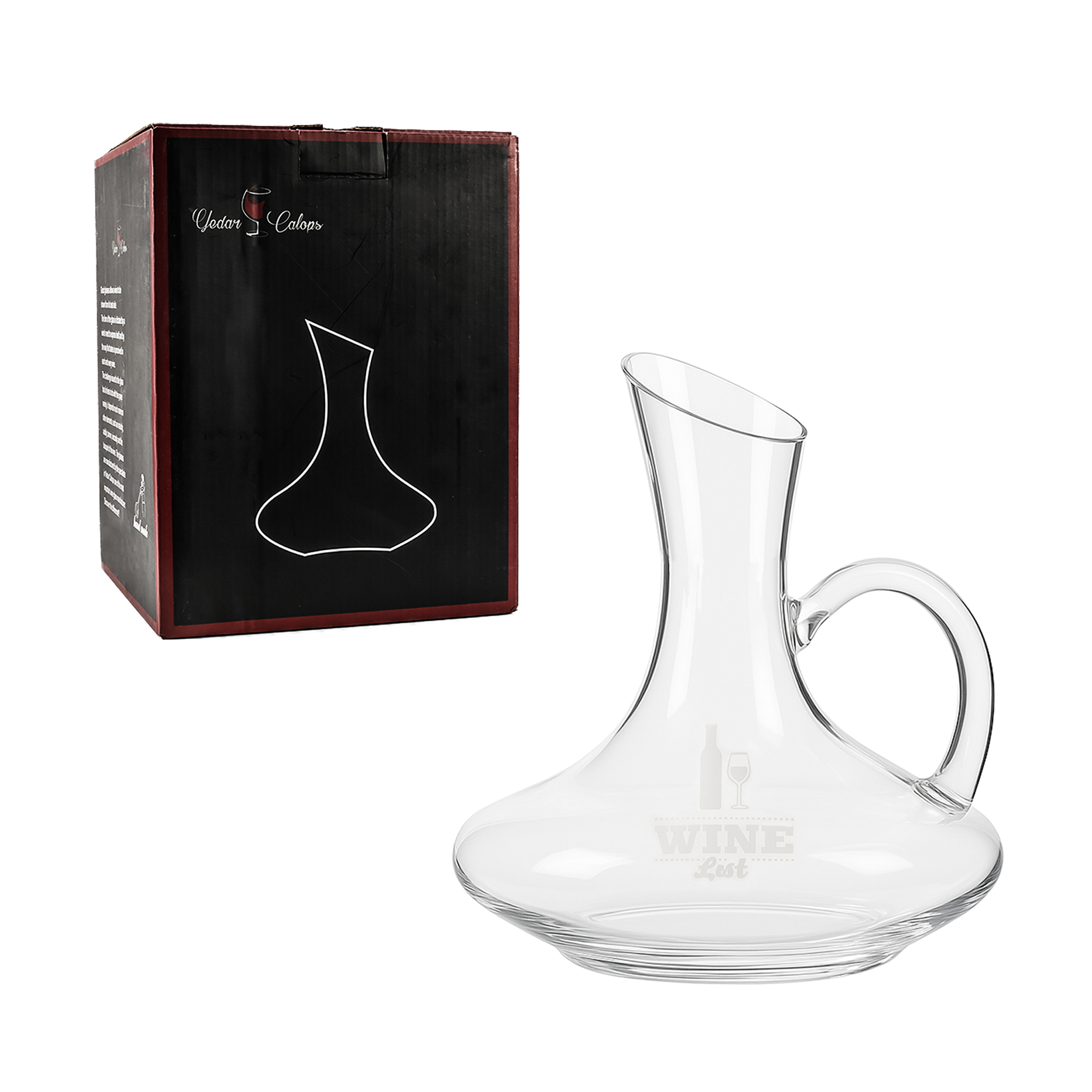 Handled Wine Decanter - Image 5