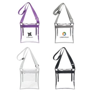 PVC Clear Crossbody Bag With Inner Pouch