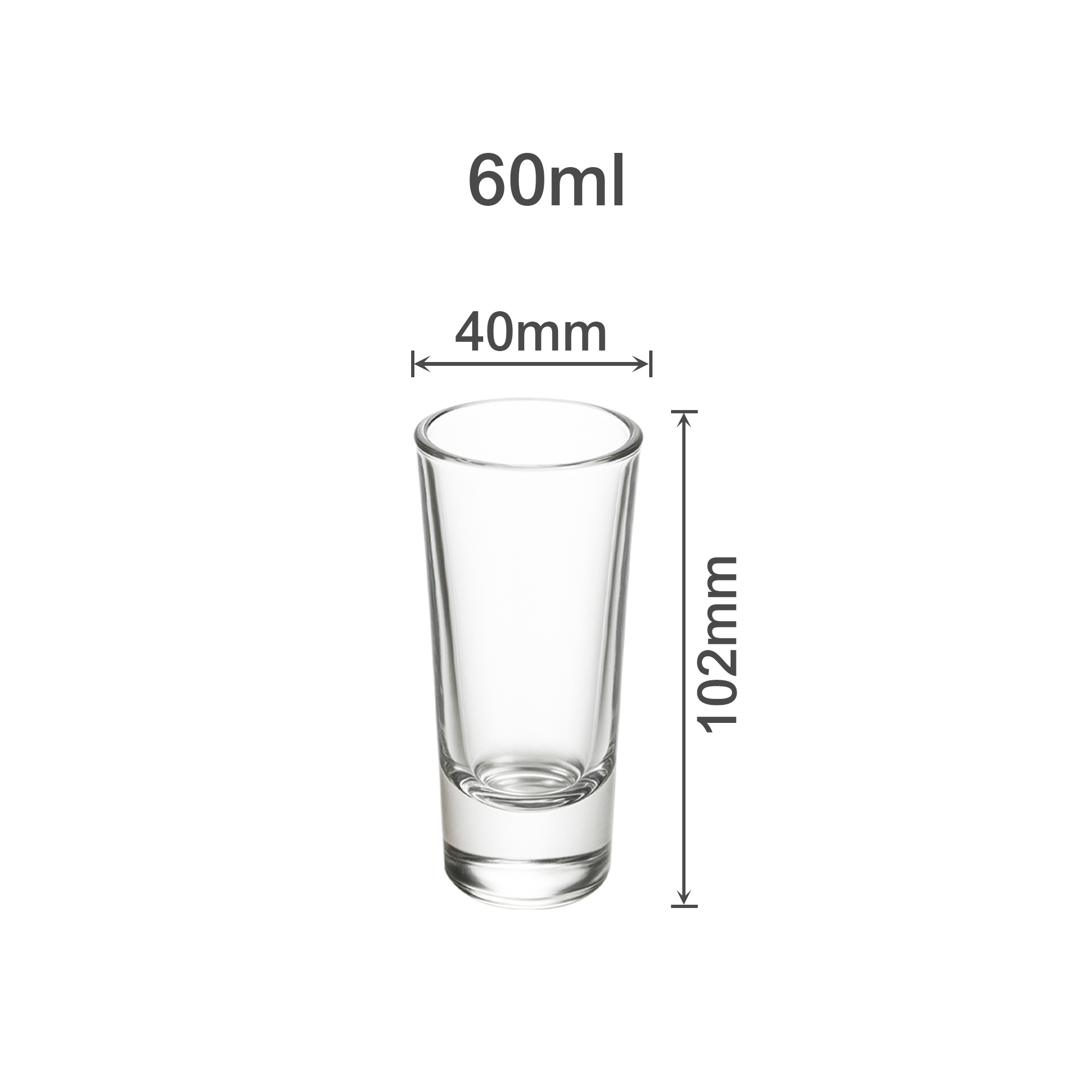 60ml Shot Glass (6 pcs) - Image 3