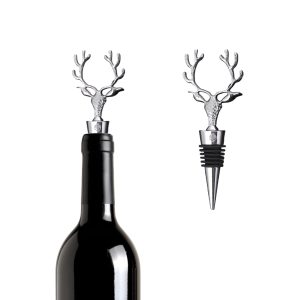 Deer Head Sealed Wine Stopper