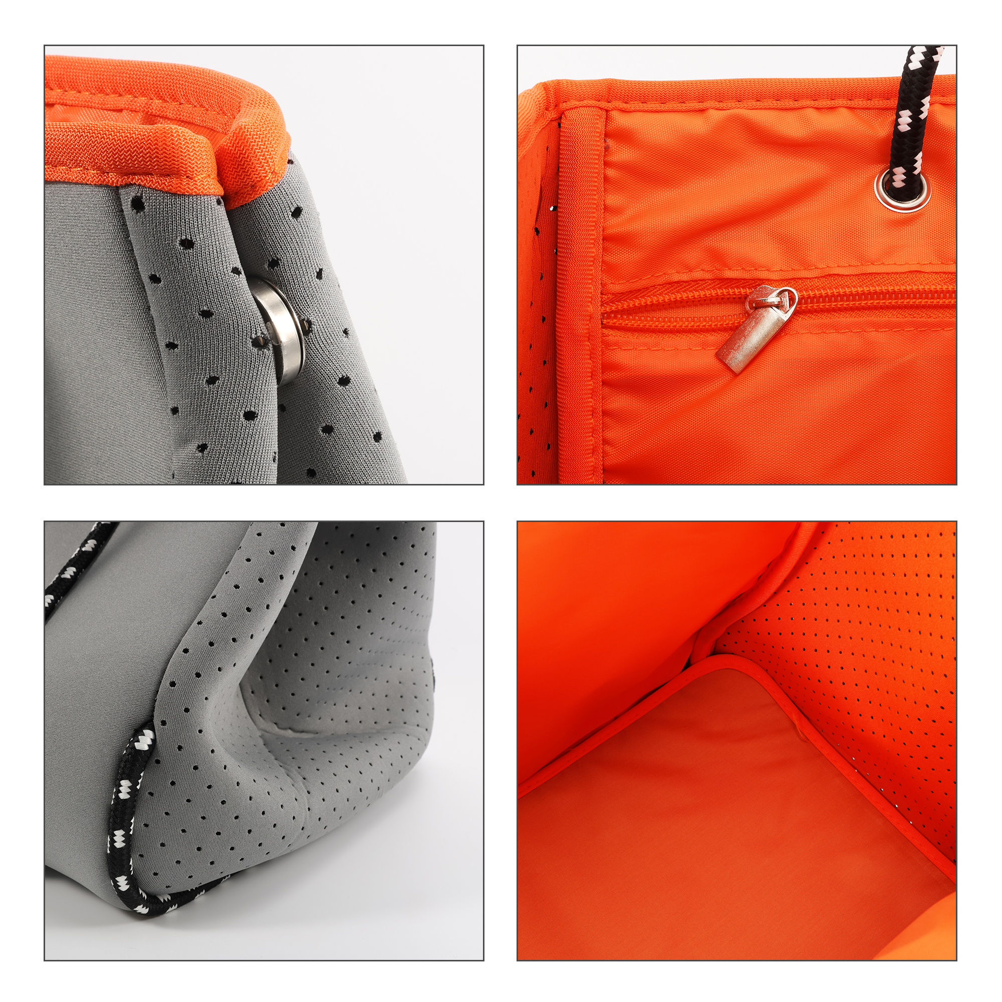 Large Neoprene Beach Tote Bag - Image 8