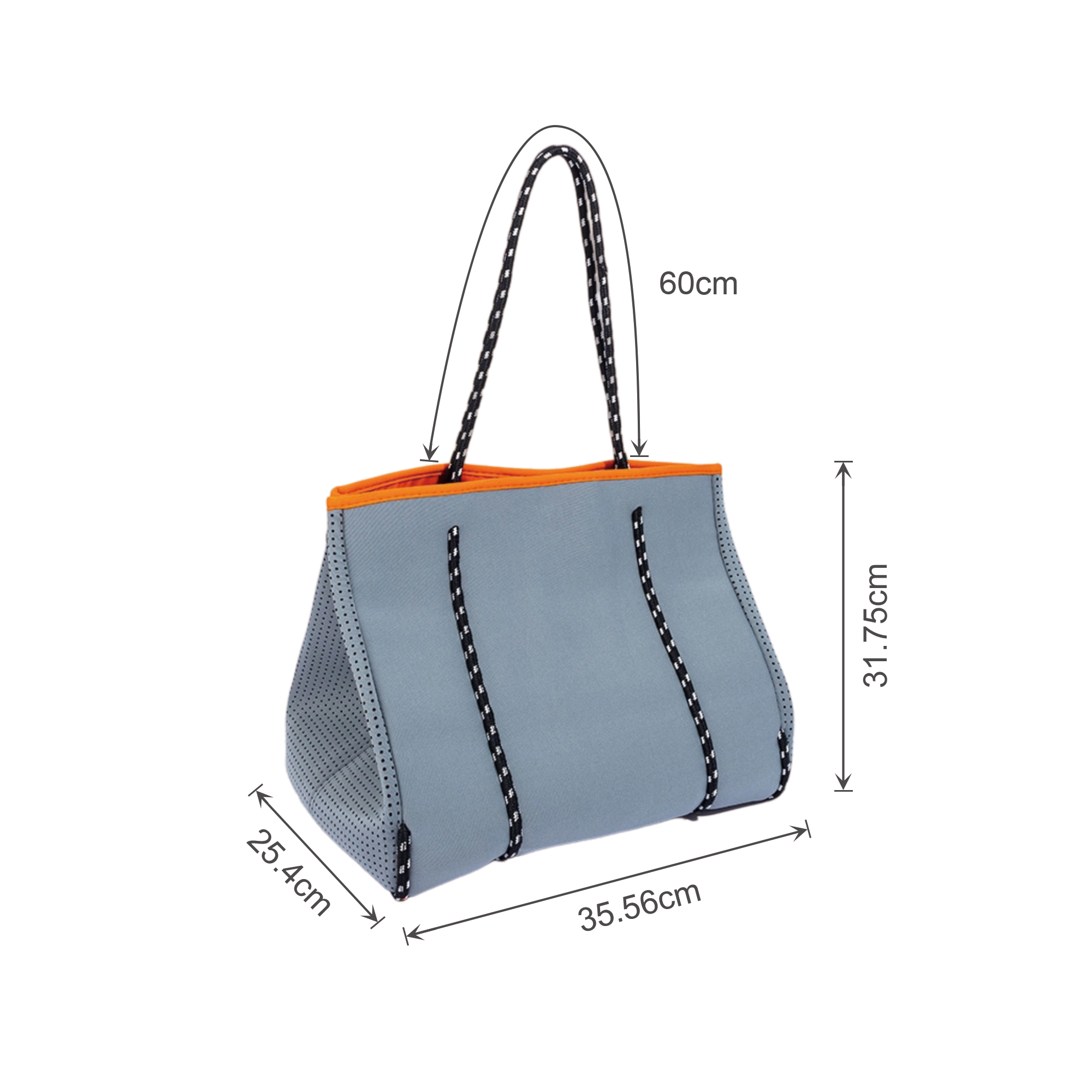 Large Neoprene Beach Tote Bag - Image 6