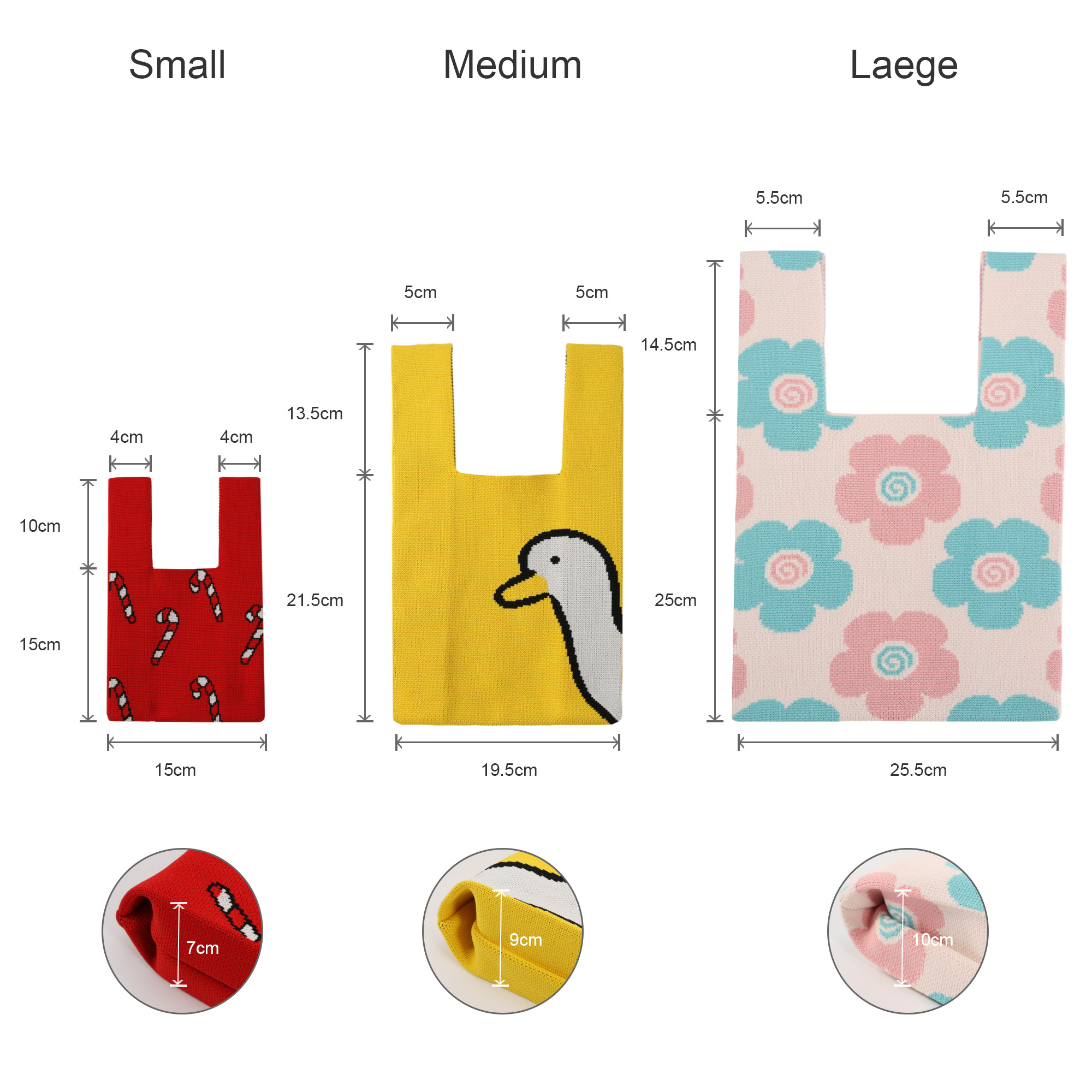 Knitted Knot Handbag - Image 4