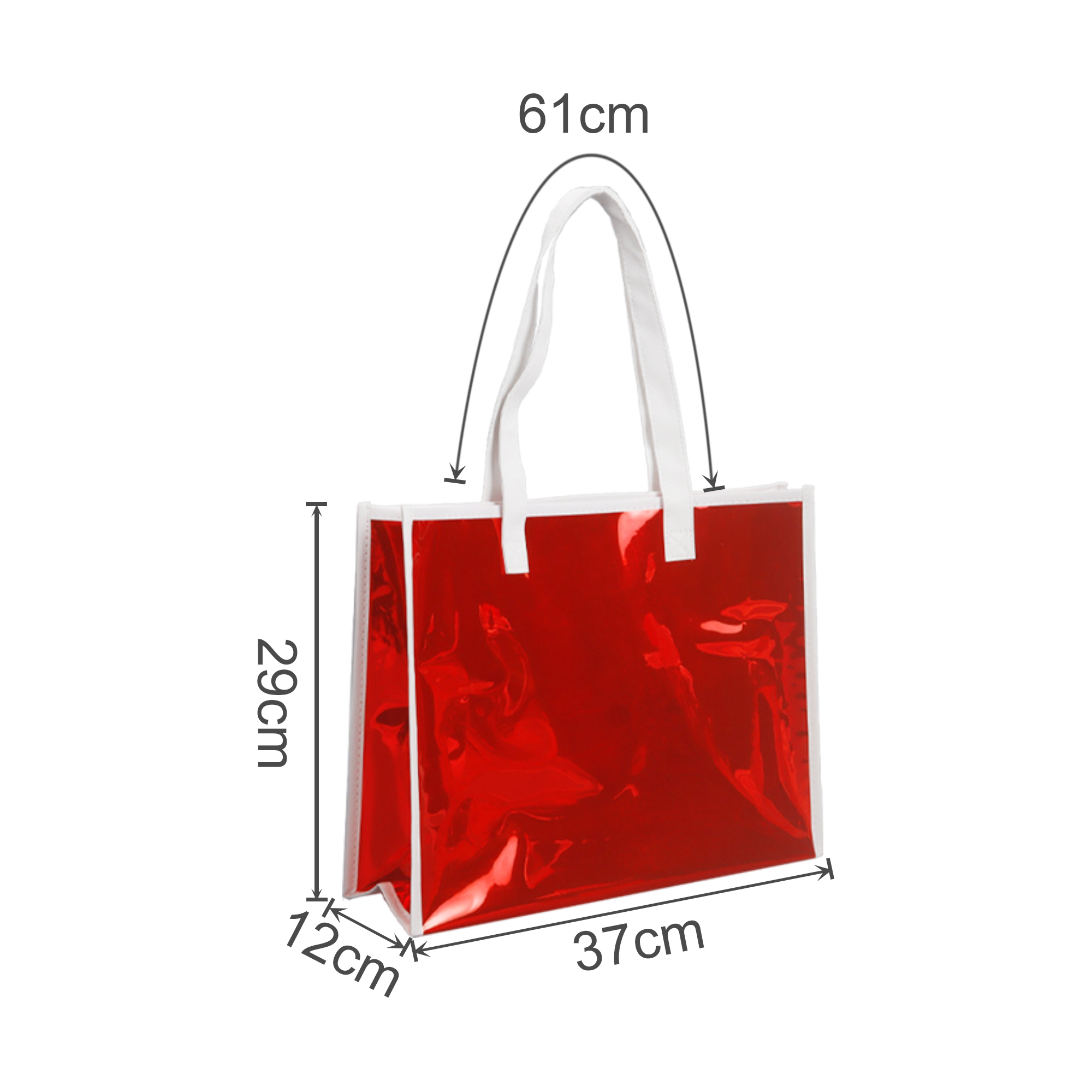 PVC Practical Clear Handbag - Image 7