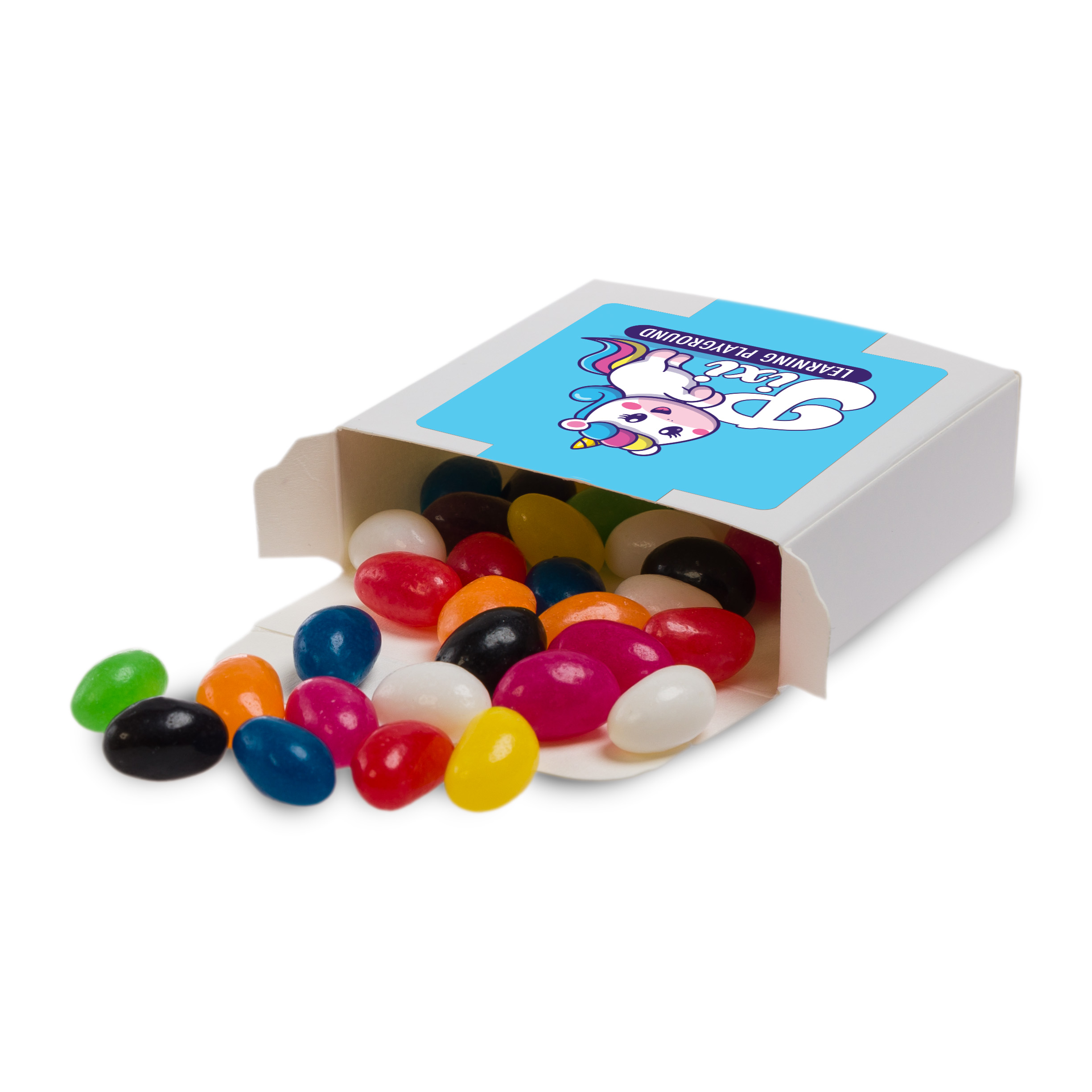 Assorted Colour Jelly Beans in 50g Box - Image 2