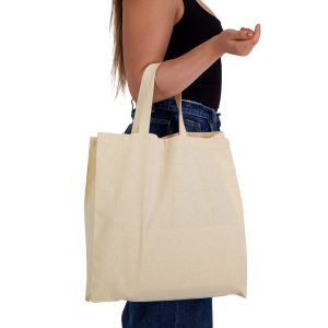 Supa Shopper Short Handle Calico Bag