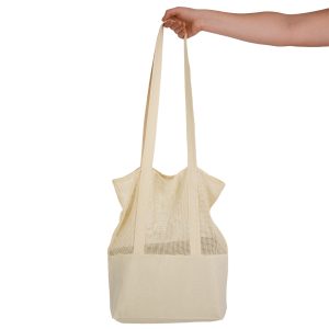 Scoot Calico / Mesh Tote Bag