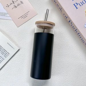 Vanisa Glass Drink Bottle with Sleeve