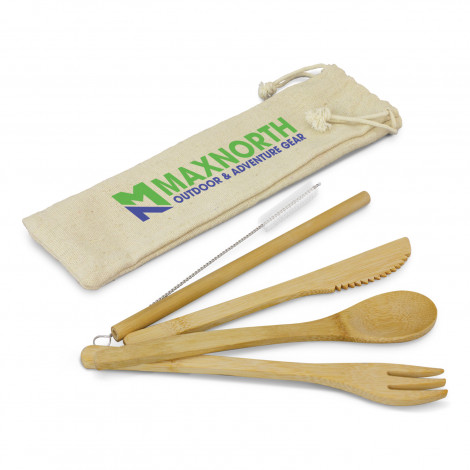 Bamboo Cutlery Set - Image 2