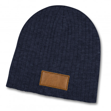 Nebraska Heather Cable Knit Beanie With Patch - Image 4