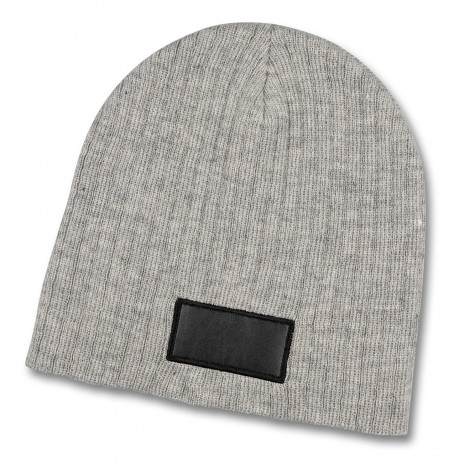 Nebraska Heather Cable Knit Beanie With Patch - Image 5