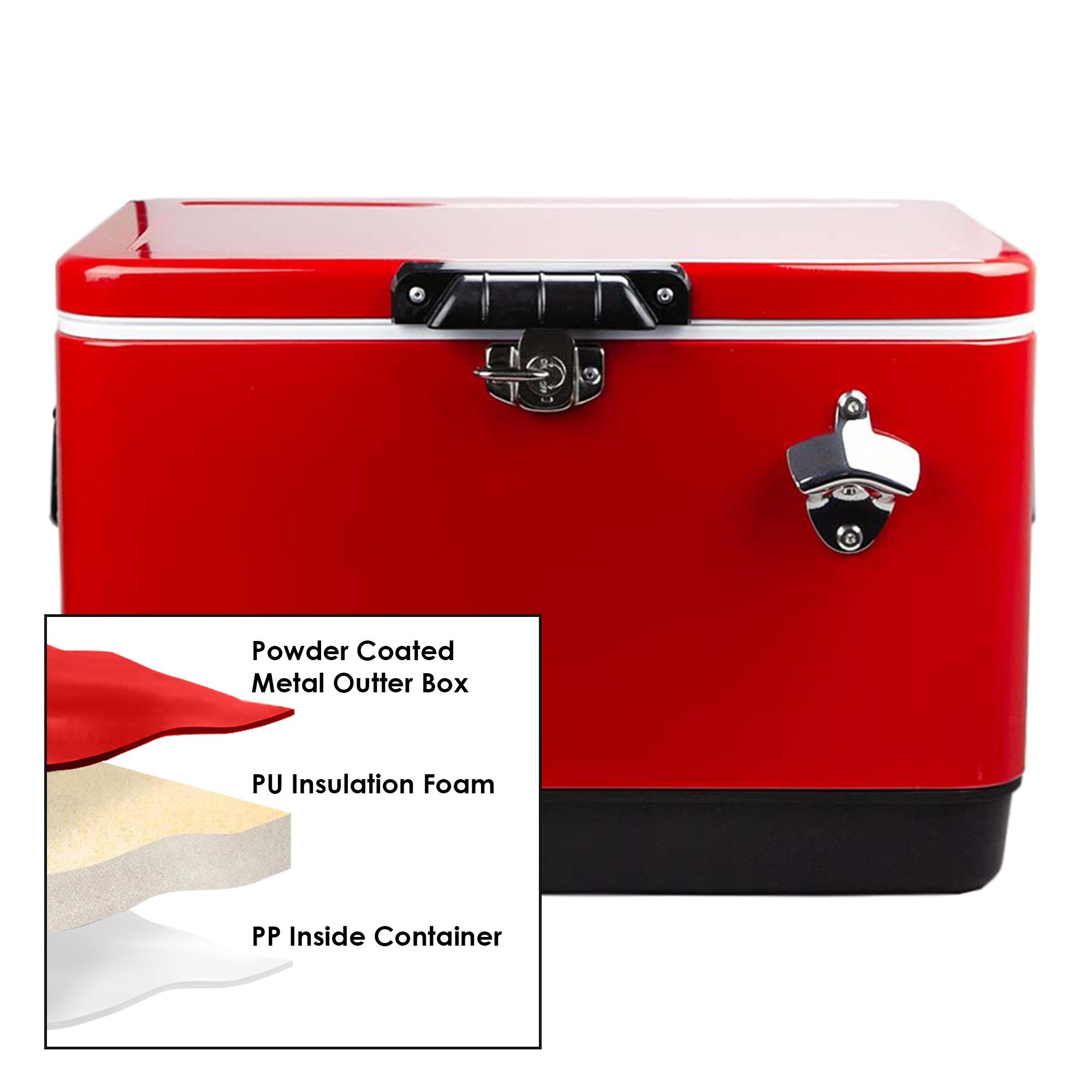 Tuscon Metal Ice Cooler Box 30L - Image 9