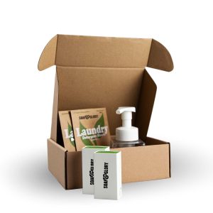 Paper Soap and Bottle Gift Set