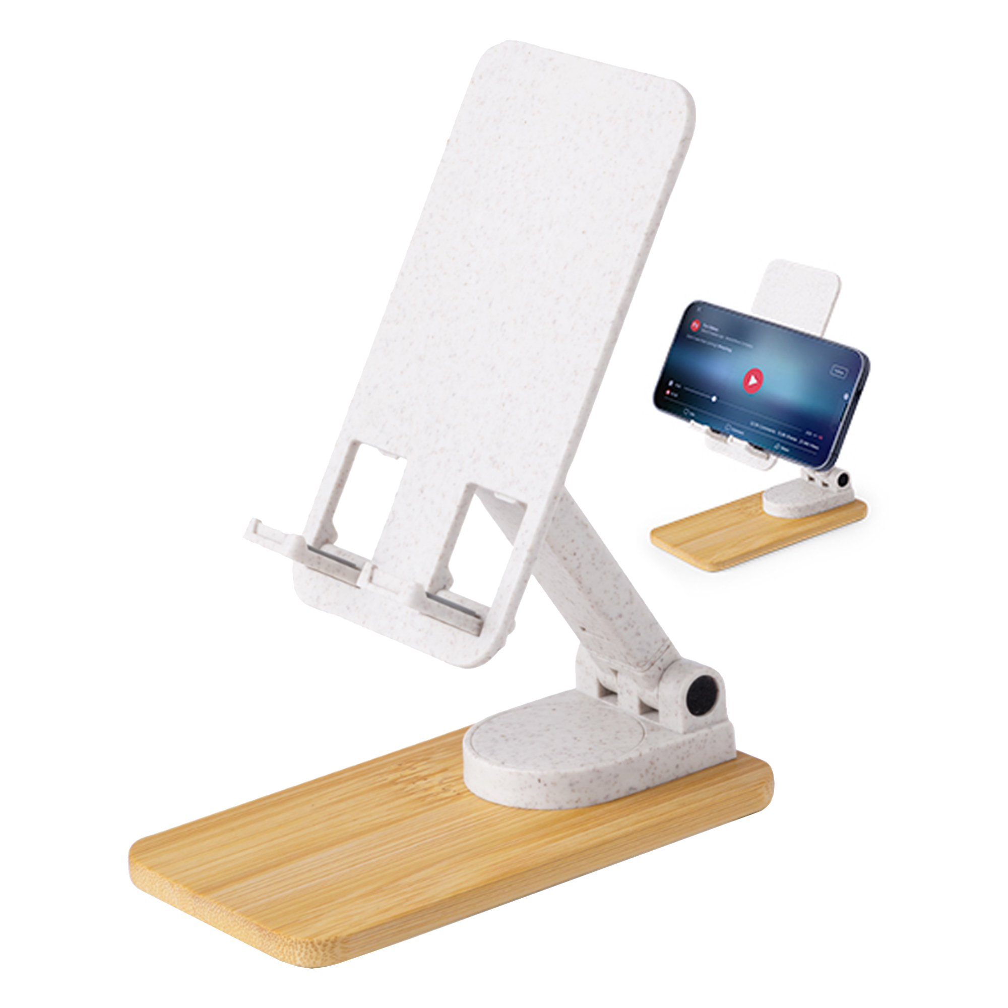 Lexi Bamboo Mobile Stand - Image 2