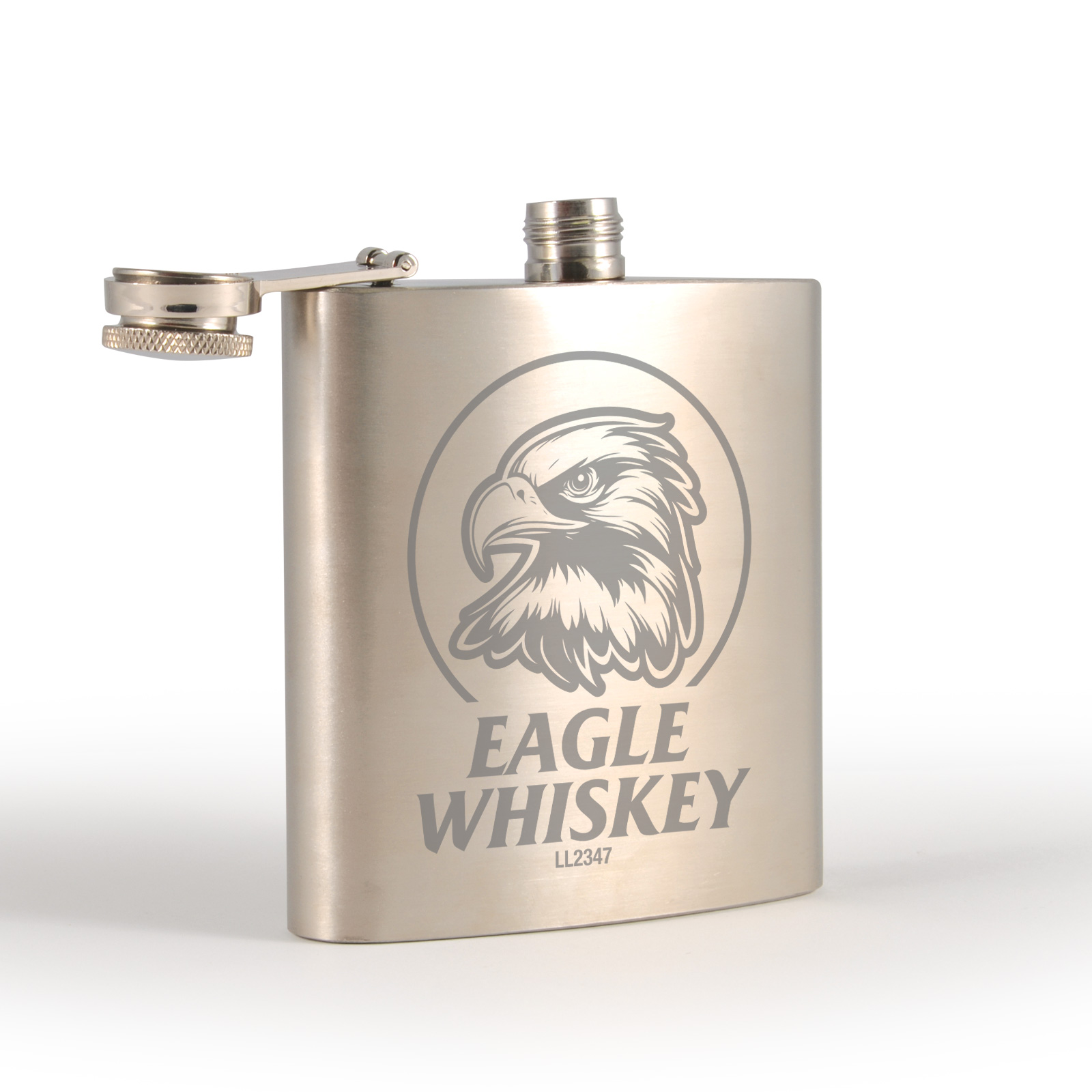 Stainless Steel Hip Flask - Image 3