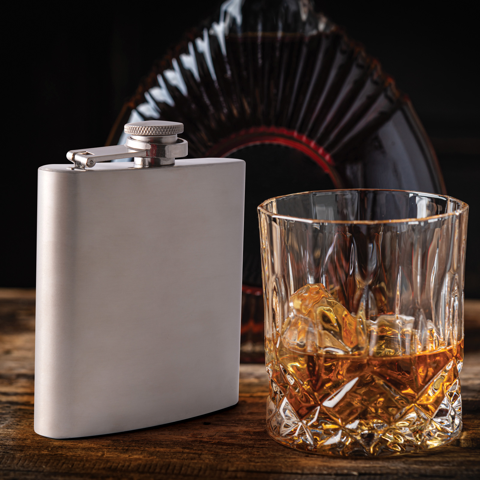Stainless Steel Hip Flask - Image 2