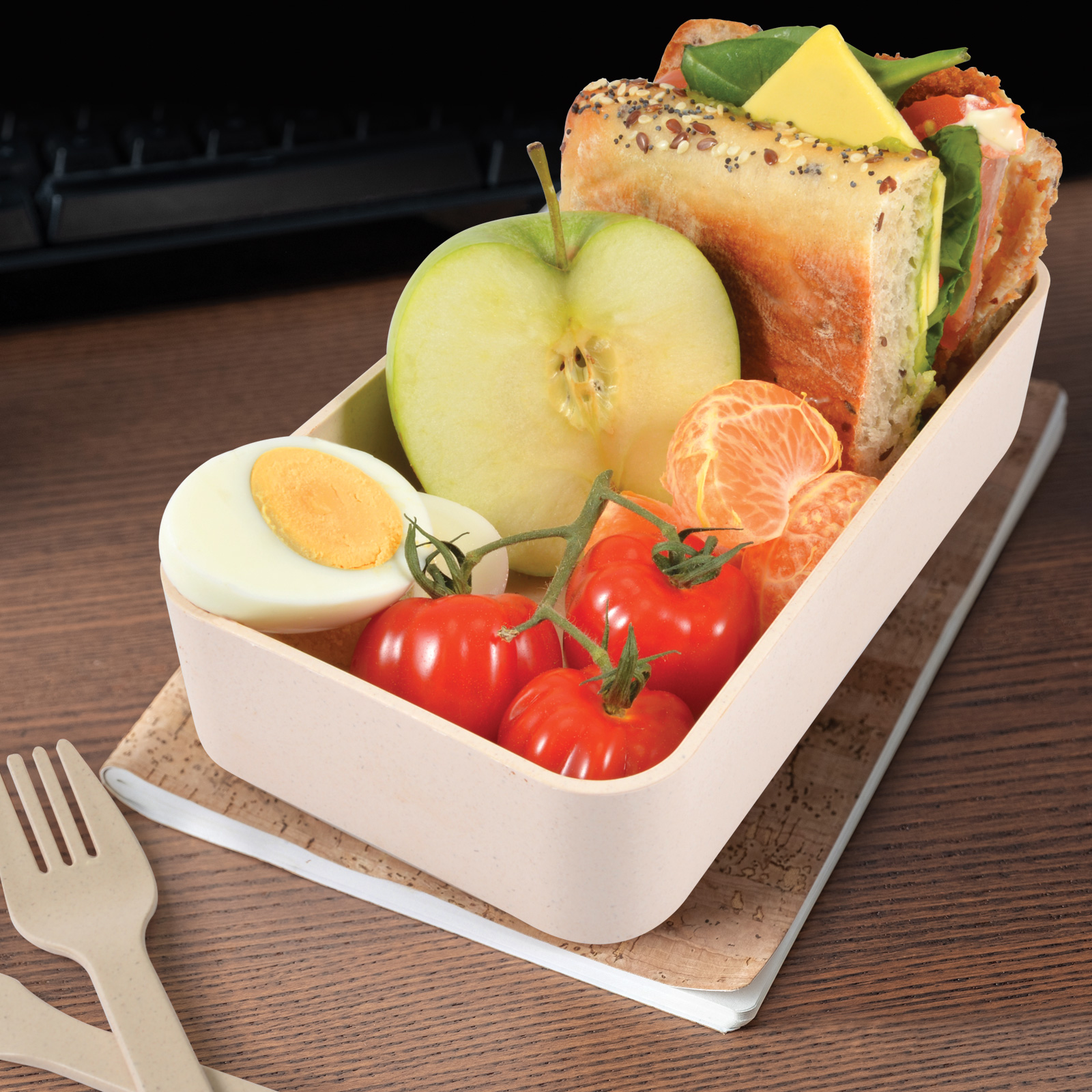 Stax Eco Lunch Box with Phone Holder Lid - Image 15
