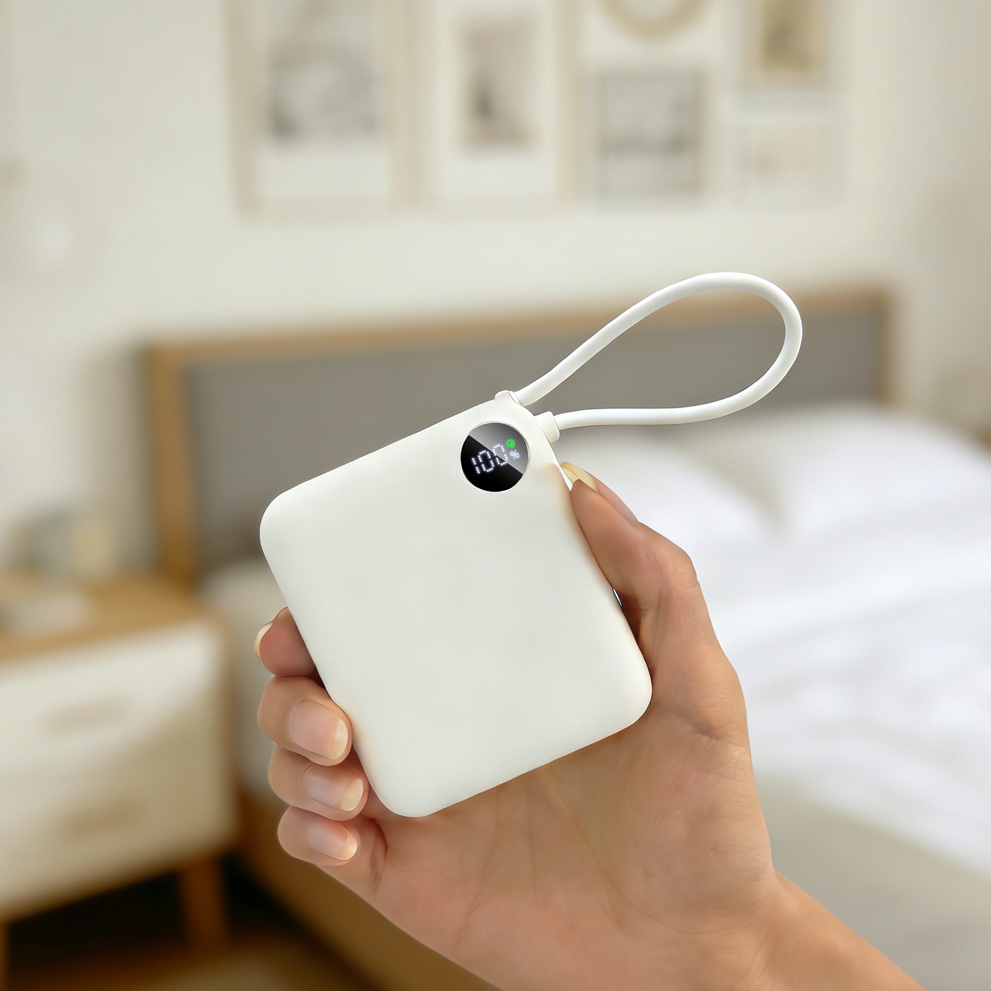 10000mAh Power Bank with Charging Cable - Image 9