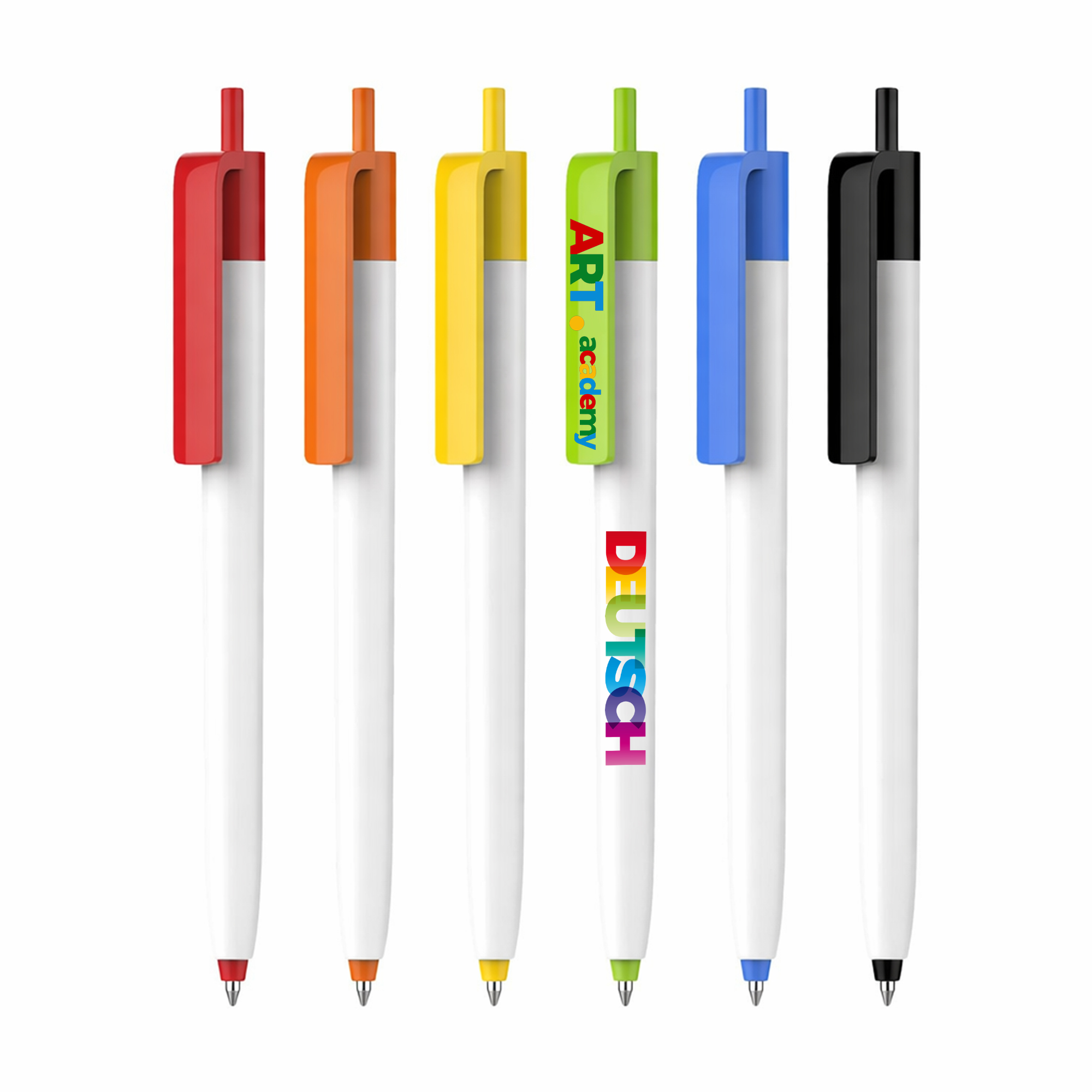 Push Button Pen - Creamy White Barrel - VMA Promotional Products