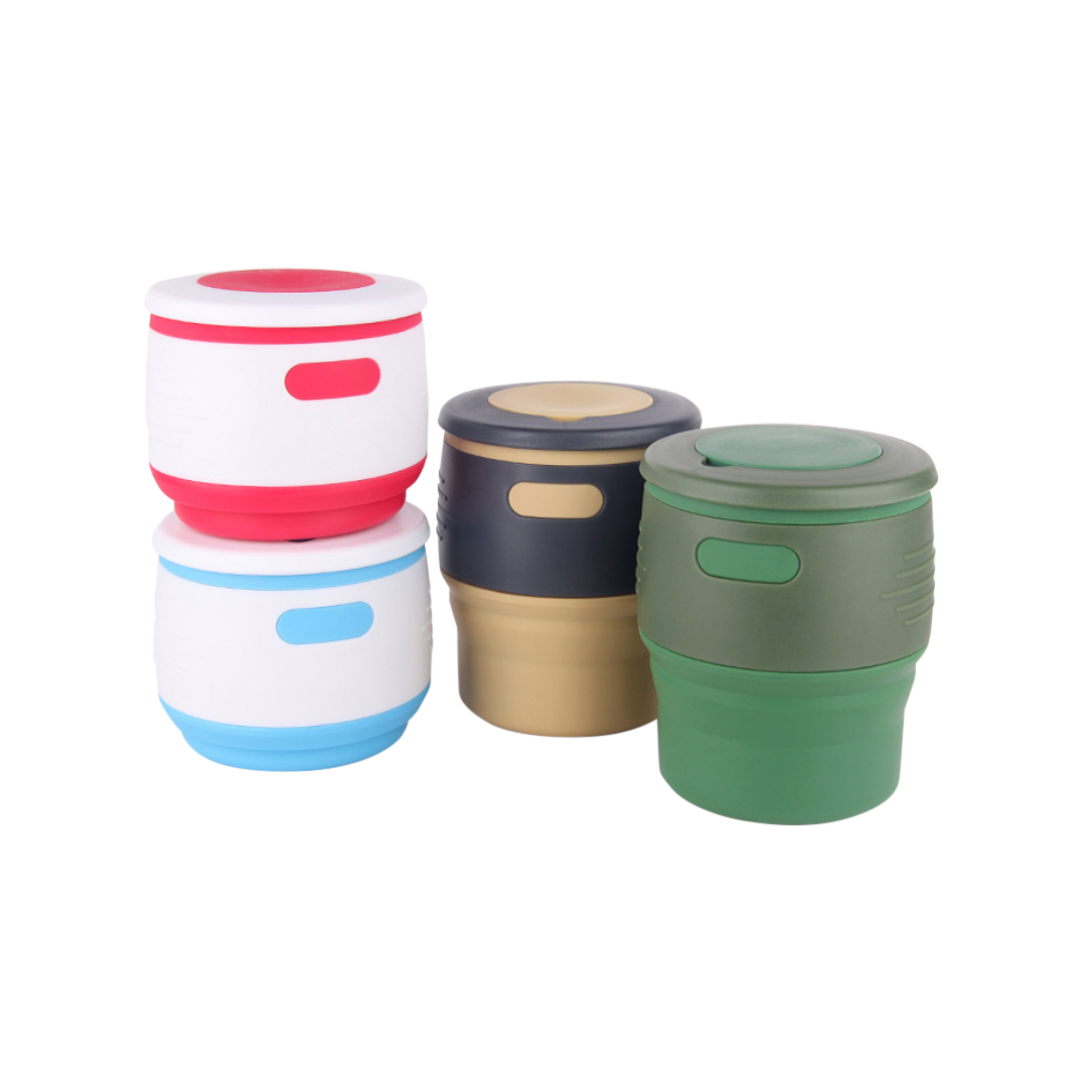 350ml Collapsible Silicone Coffee Cup - Image 11