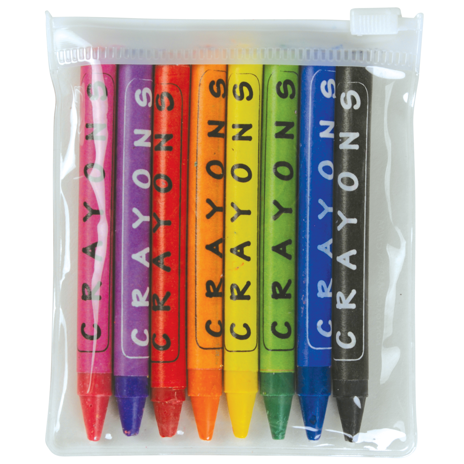 Louvre Crayons in PVC Zipper Pouch - Image 2