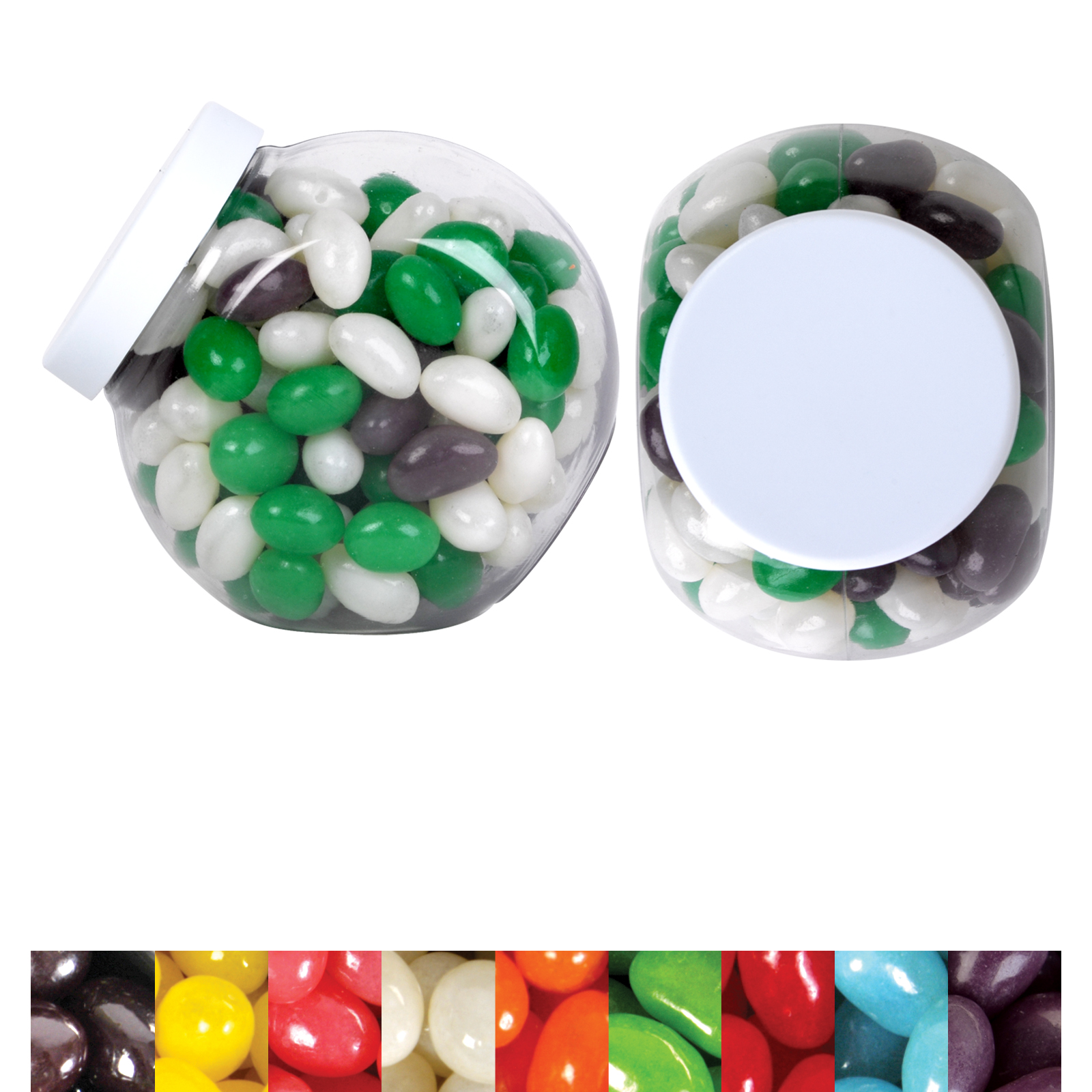 Corporate Colour Mini Jelly Beans in Container - Image 2