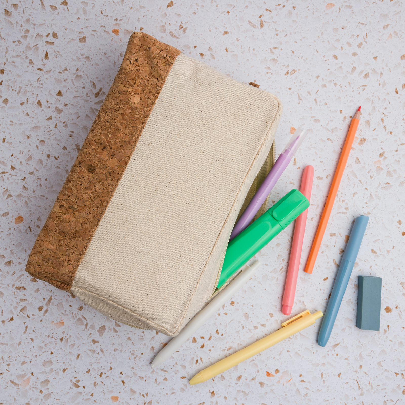 Corsica Calico / Cork Utility Case - Image 10