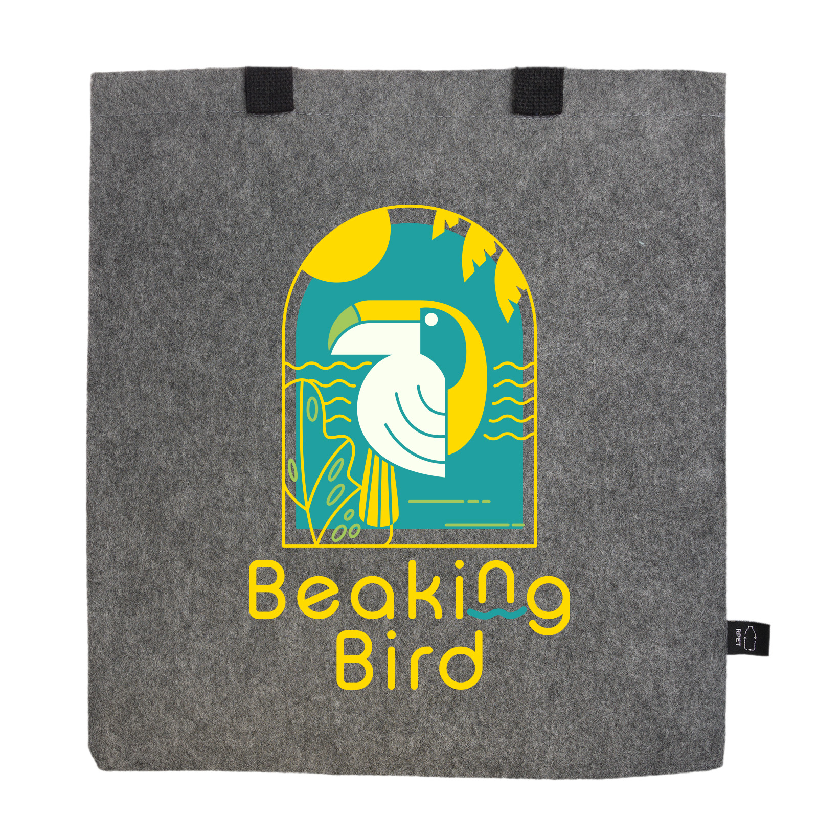 Montana RPET Felt Tote Bag - Image 5