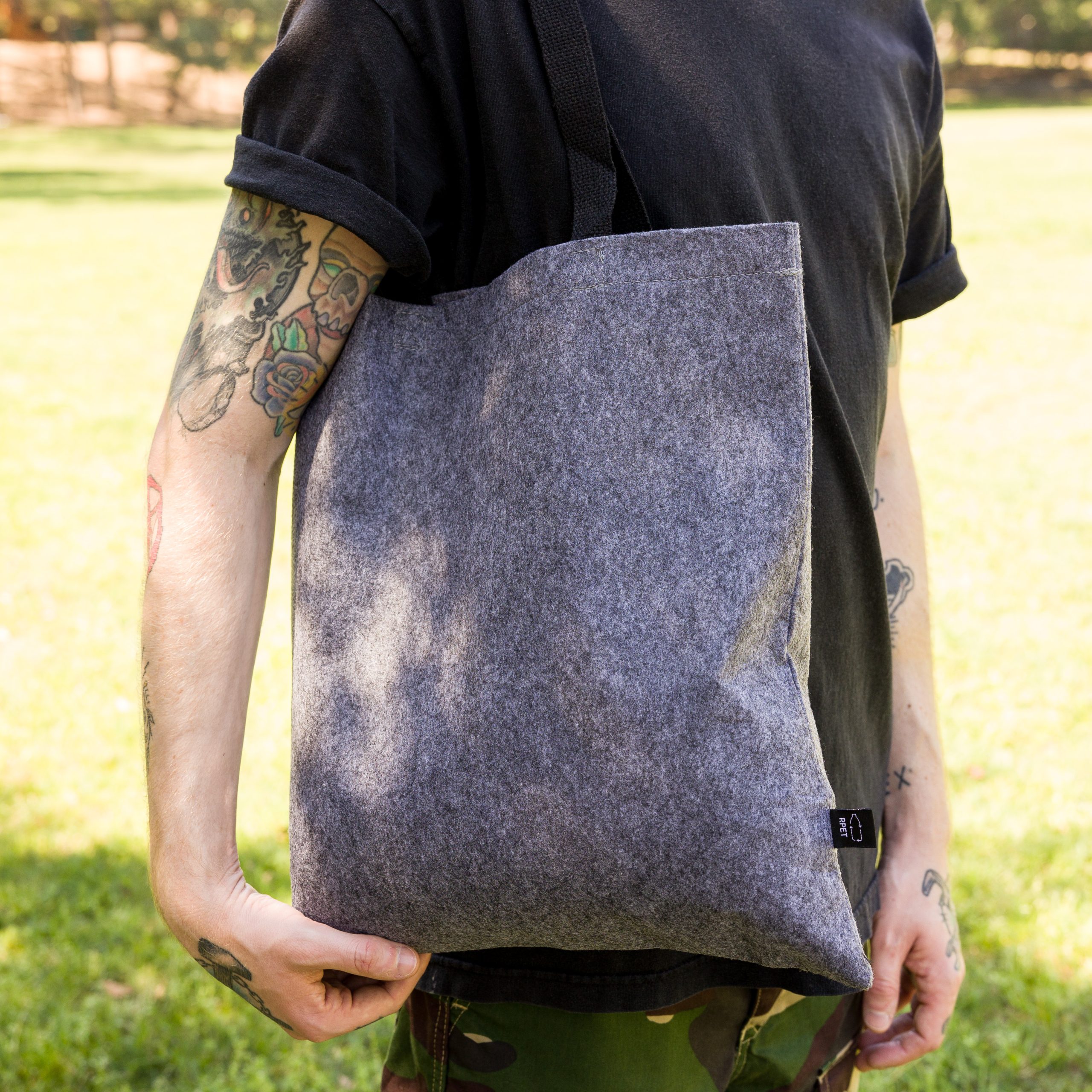 Montana RPET Felt Tote Bag - Image 3