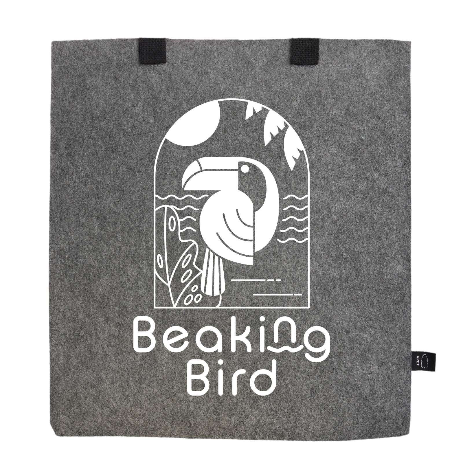 Montana RPET Felt Tote Bag - Image 2