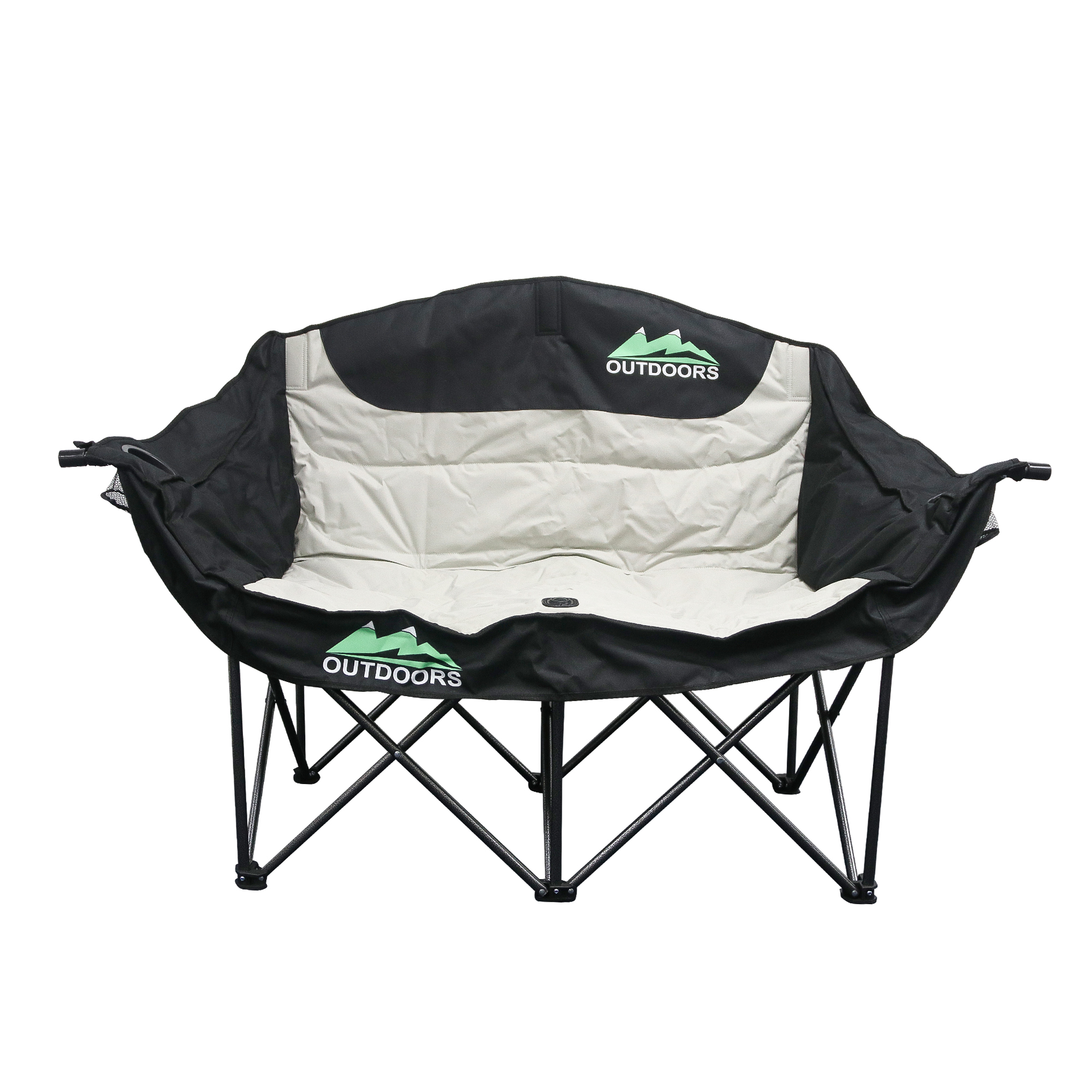Double Foldable Portable Camping Chair