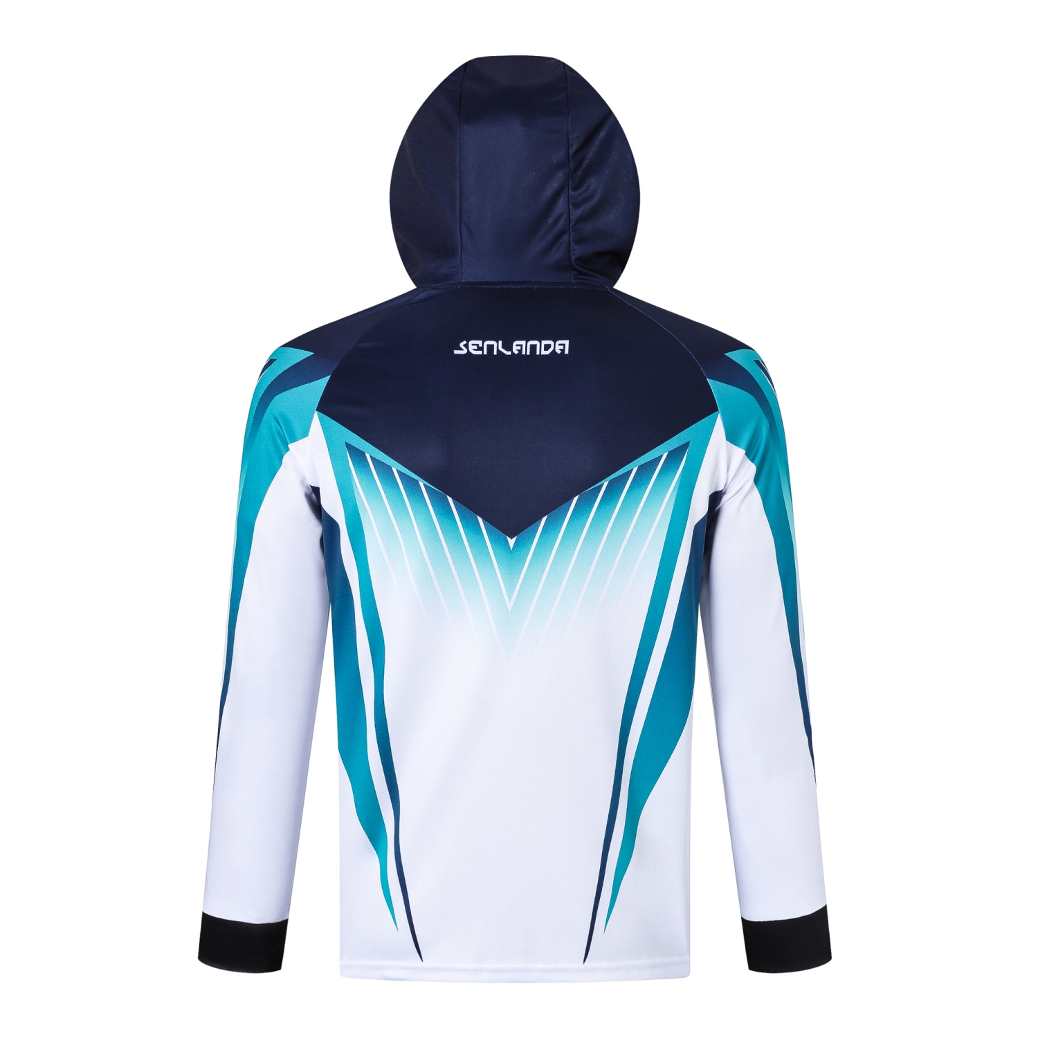 Men's 100% Polyester Sublimated Fishing Hooded Jacket - Image 5