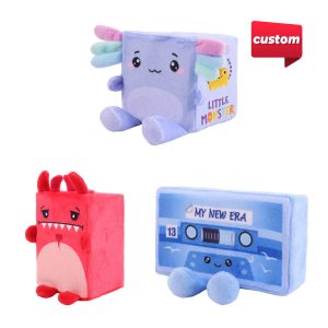 Block Plush Toy with O Ring