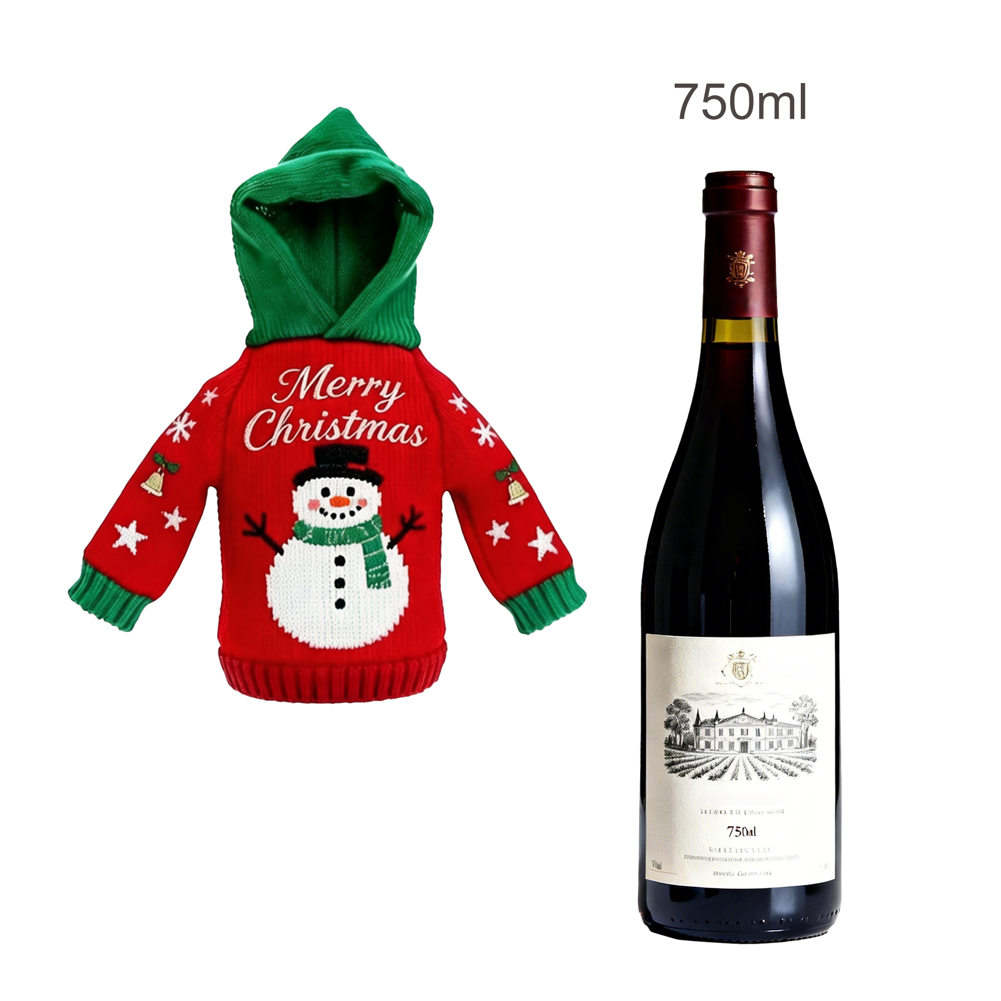 Customisable Knitted Wine Bottle Cover - Image 7