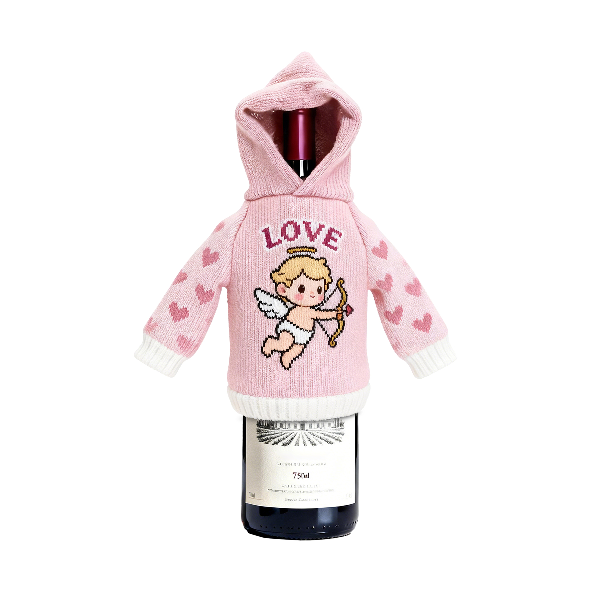 Customisable Knitted Wine Bottle Cover - Image 3