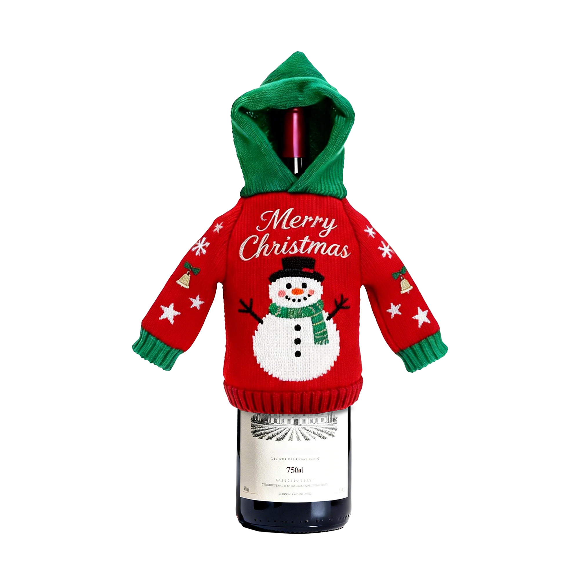Customisable Knitted Wine Bottle Cover - Image 4