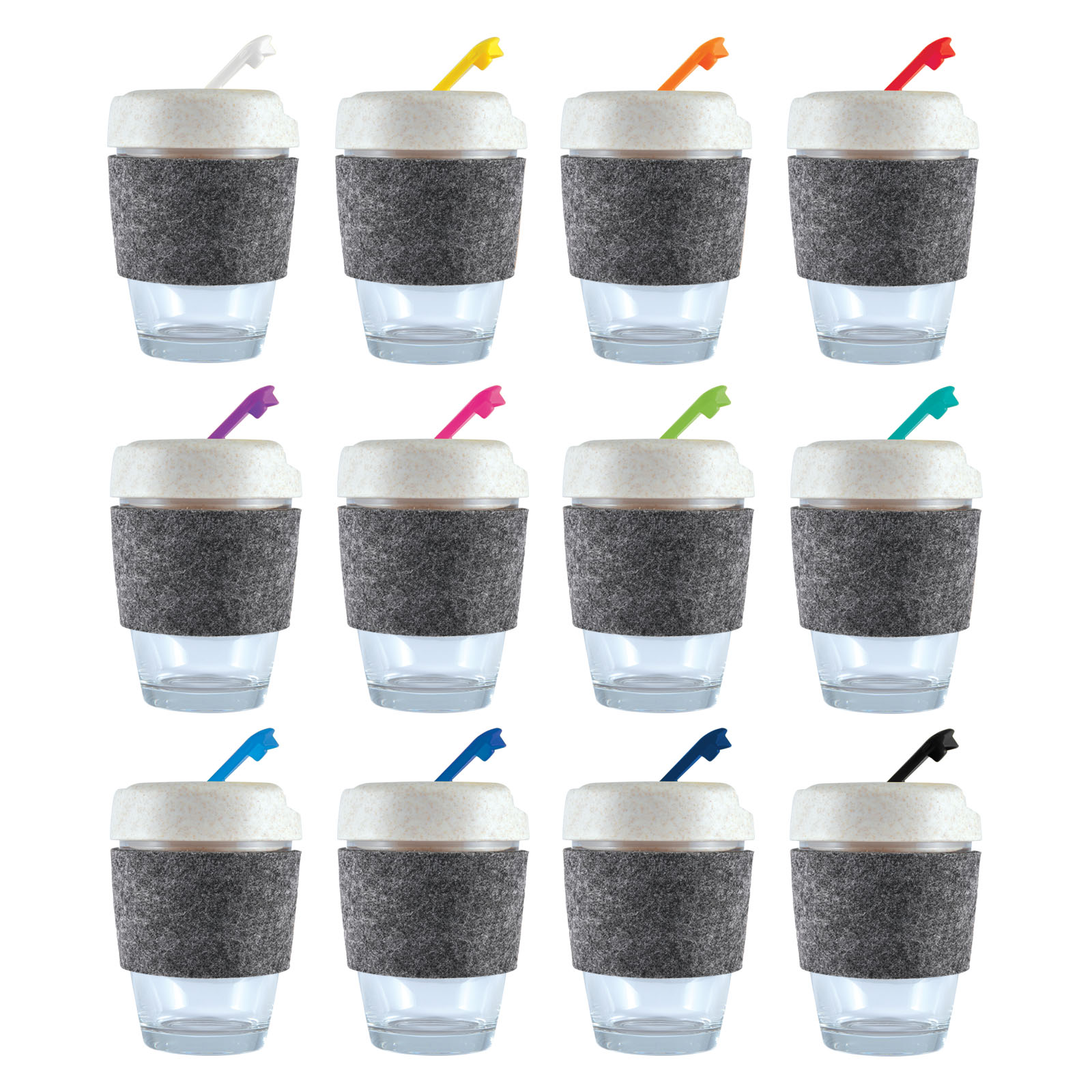 Vienna Eco Coffee Cup / RPET Band - Image 3